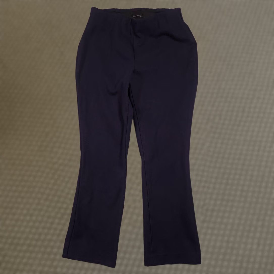 Talbots Talbots Pants Womens 2 Navy Montauk Ponte Pull On Straight Leg Ankle Dress Work Shirt? Size 26" / US 2 / IT 38 - 1 Thumbnail