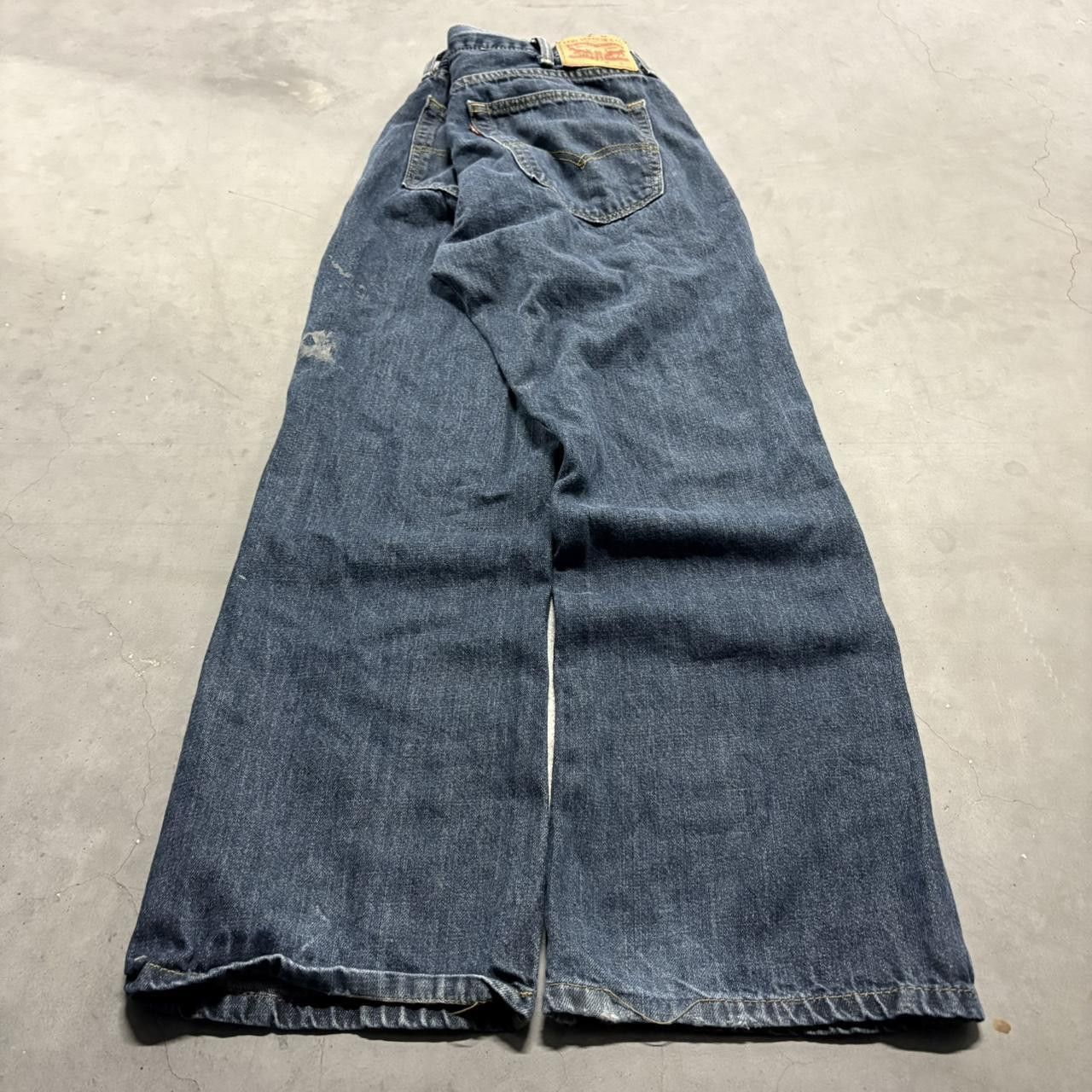 Levi's Crazy Vintage Y2K/2000s Baggy Levis Streetwear Dark Wash Denim Jeans! Size US 38 / EU 54 - 6 Thumbnail