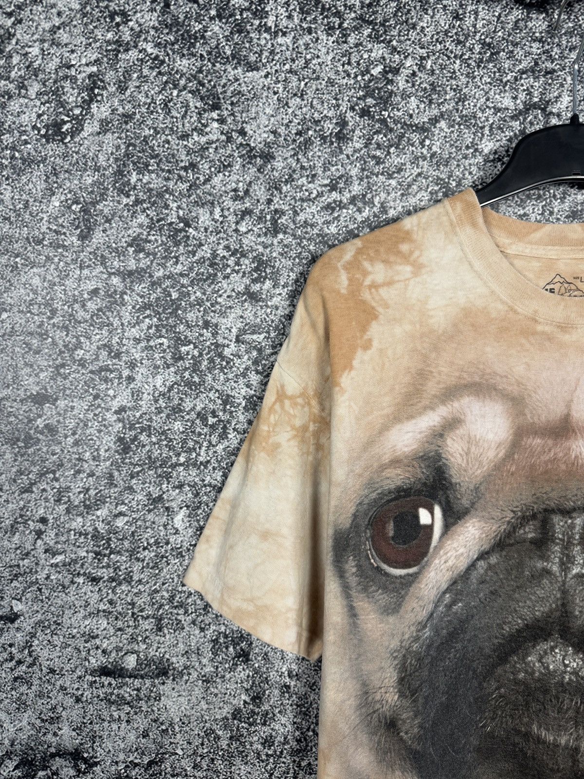 The Mountain The Mountain Pug Dog Face T-Shirt All Over Print Made in USA Size US L / EU 52-54 / 3 - 3 Thumbnail