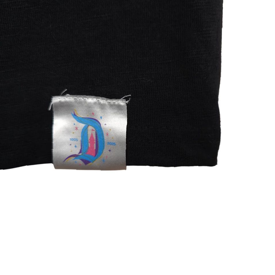Disney Disneyland T Shirt Mens XL Black 70th Anniversary Mickey Mouse Ringer Tee Size US XL / EU 56 / 4 - 7 Thumbnail