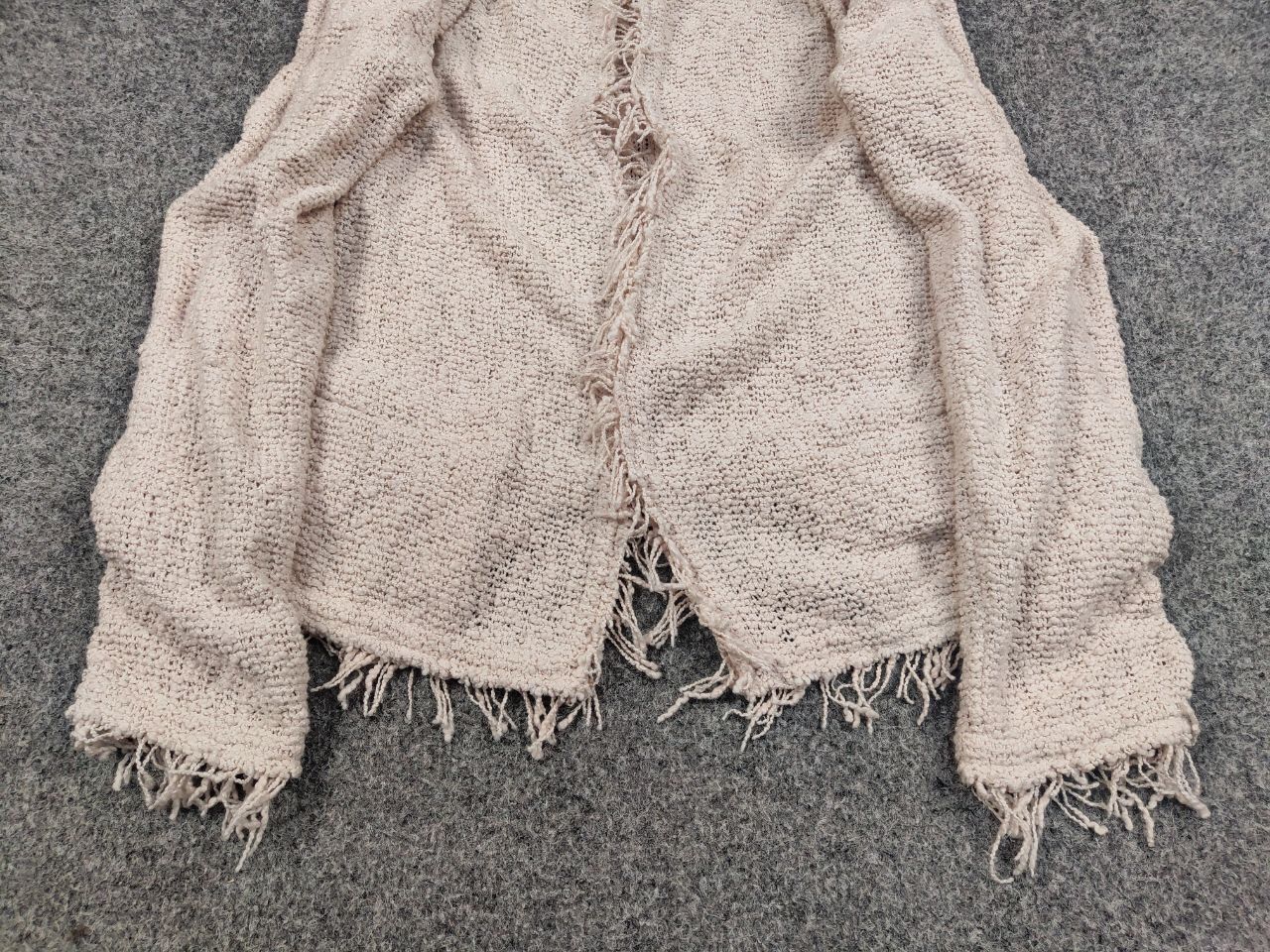 Iro IRO Shavani design open-front boucle Beige Blazer Jacket Size M / US 6-8 / IT 42-44 - 9 Thumbnail