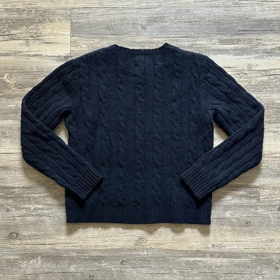 Lauren Ralph Lauren Vintage Lauren Ralph Lauren Cable Knit Crest Sweater Size M / US 6-8 / IT 42-44 - 5 Thumbnail