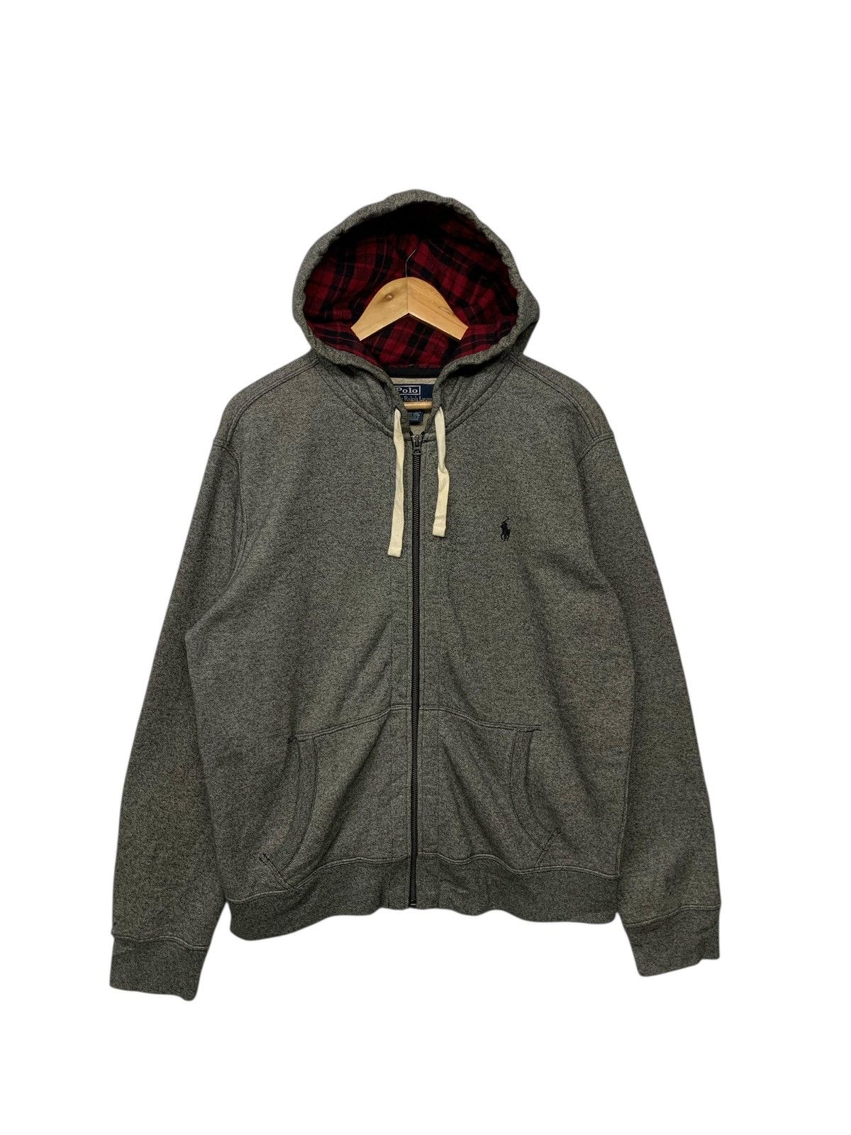 Polo Ralph Lauren Vintage 90's Polo Ralph Lauren Small Pony Hoodie Zipper Down Size US L / EU 52-54 / 3 - 1 Thumbnail