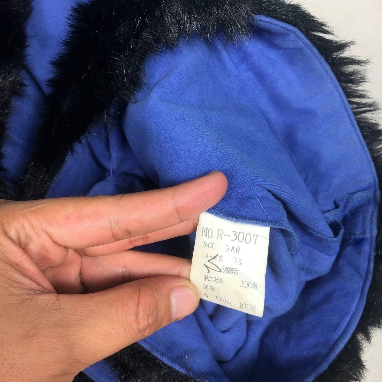 Cloak Japan Avant Garde Shearling Purple Poncho Cloaks Capes Size US L / EU 52-54 / 3 - 7 Thumbnail