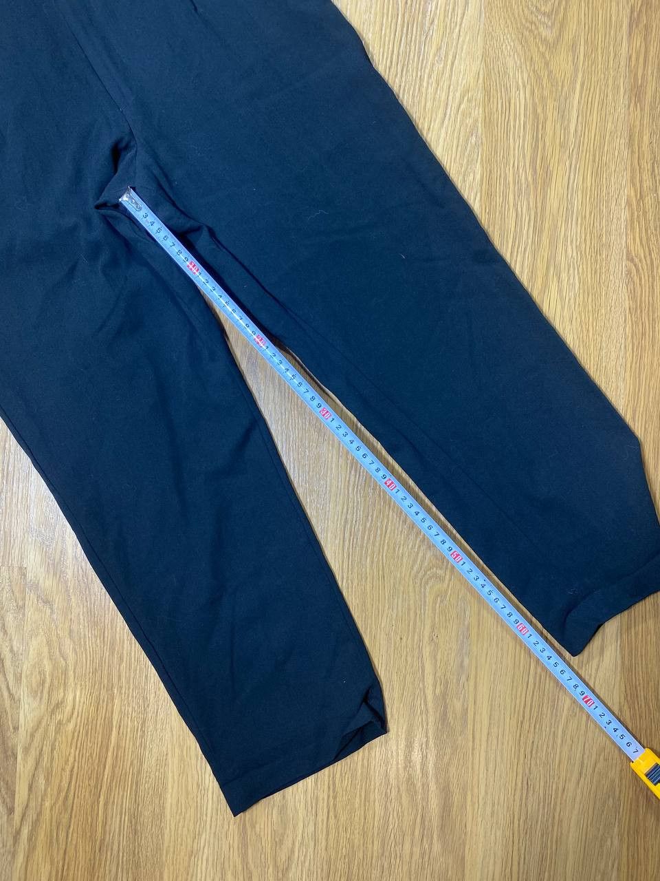 Yves Saint Laurent 90s Yves Saint Laurent vintage navy chino pants YSL big logo Size US 34 / EU 50 - 13 Thumbnail