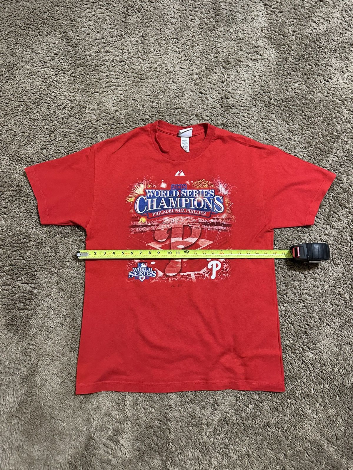 MLB Vintage MLB Philadelphia Phillies shirt 2008 size large Size US L / EU 52-54 / 3 - 3 Thumbnail