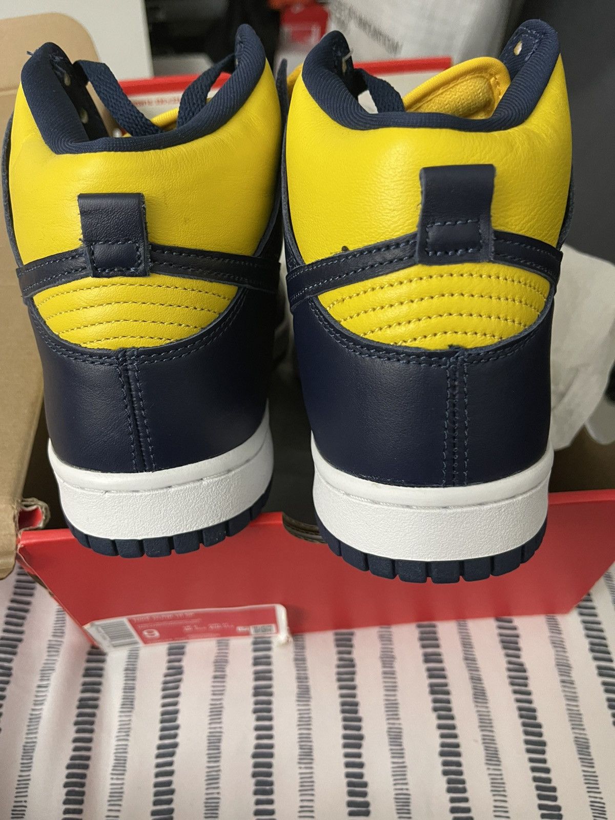 Nike Nike Dunk High SP Retro Michigan 2020 - Size 9 (CZ8149-700) Size US 9 / EU 42 - 3 Thumbnail