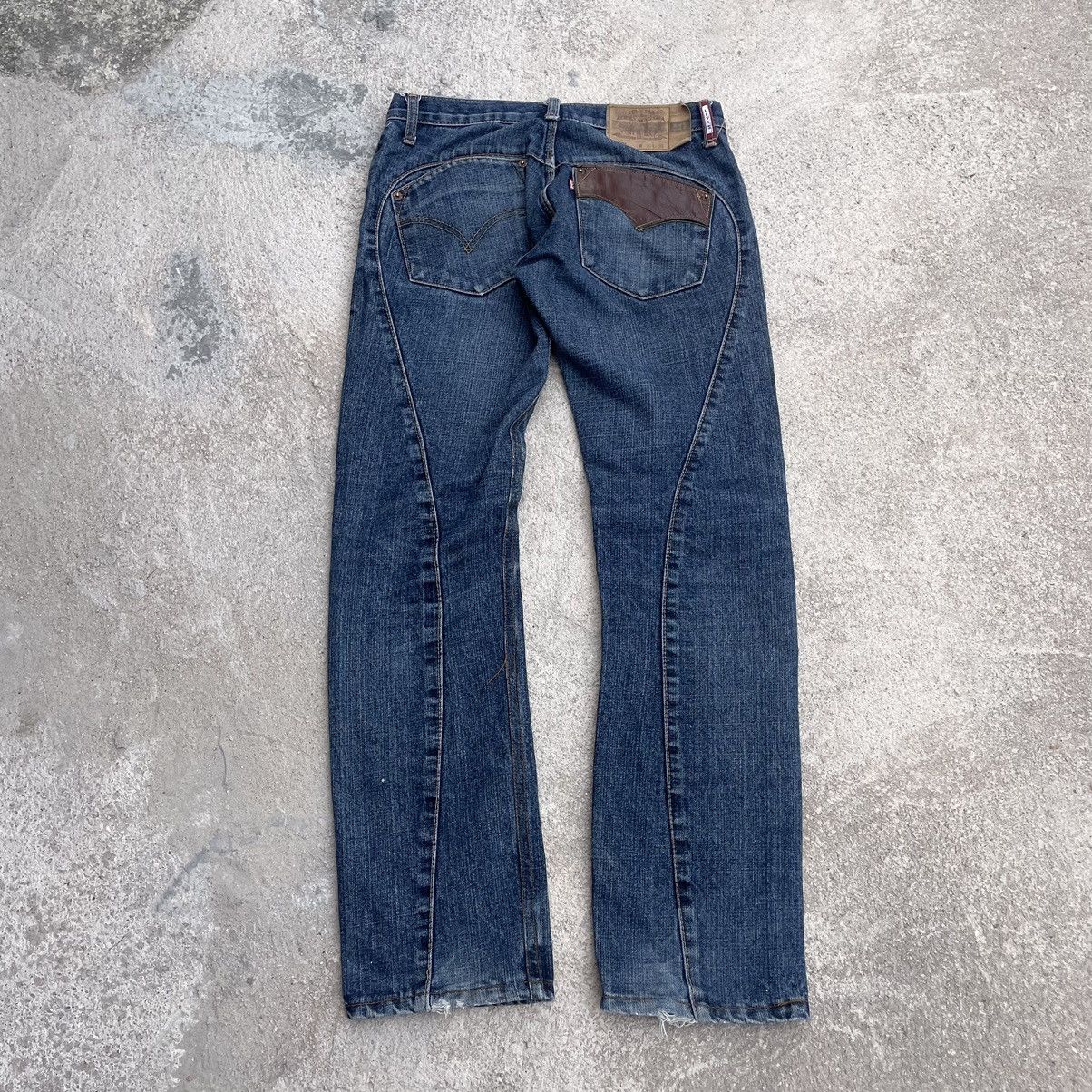 Levi's × Levi's Made & Crafted × Levi's Vintage Clothing “LEVI’S ENGINEERED” 501 SELVEDGE BIG E VINTAGE ‘95 DENIM Size US 30 / EU 46 - 2 Thumbnail
