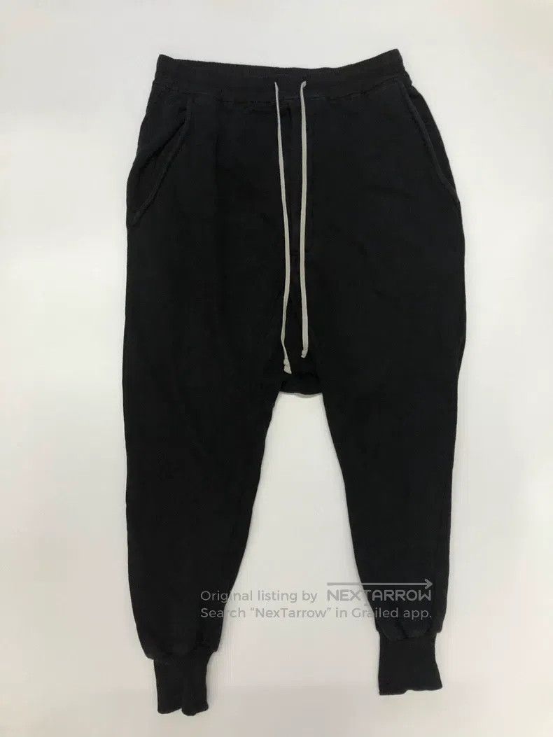 Rick Owens Rick Owens size XS Drop Crotch Cuffed Long Pants Size US 27 - 1 Thumbnail