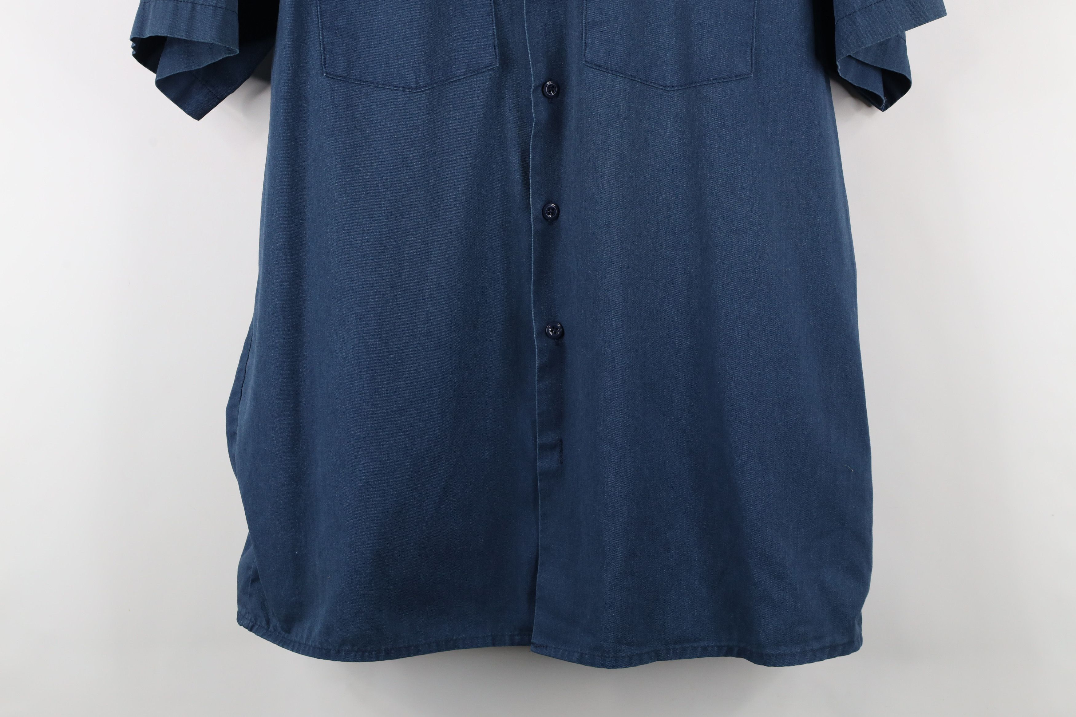 Dickies × Vintage Vintage 90s Dickies Workwear Short Sleeve Button Shirt US Size US L / EU 52-54 / 3 - 3 Thumbnail
