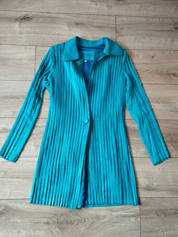 Jitrois Jean-Claude vintage leather coat jacket size 40