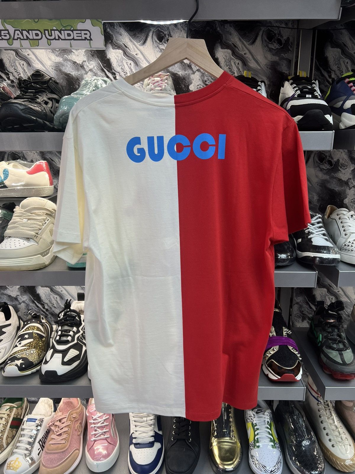 Gucci Gucci Jester Pint Red/White Tee Size US S / EU 44-46 / 1 - 2 Thumbnail