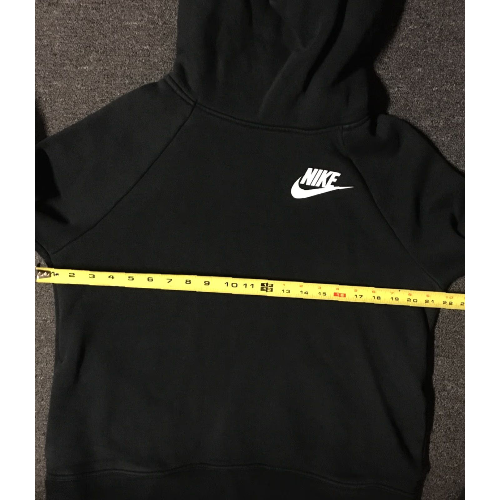 Nike Nike Swoosh Funnel Neck Hoodie M Women Black Sweatshirt Athletic Pullover 80s 90s Fashion Activewear Stadium Hip Hop Basketball Gym Vintage Size M / US 6-8 / IT 42-44 - 6 Thumbnail