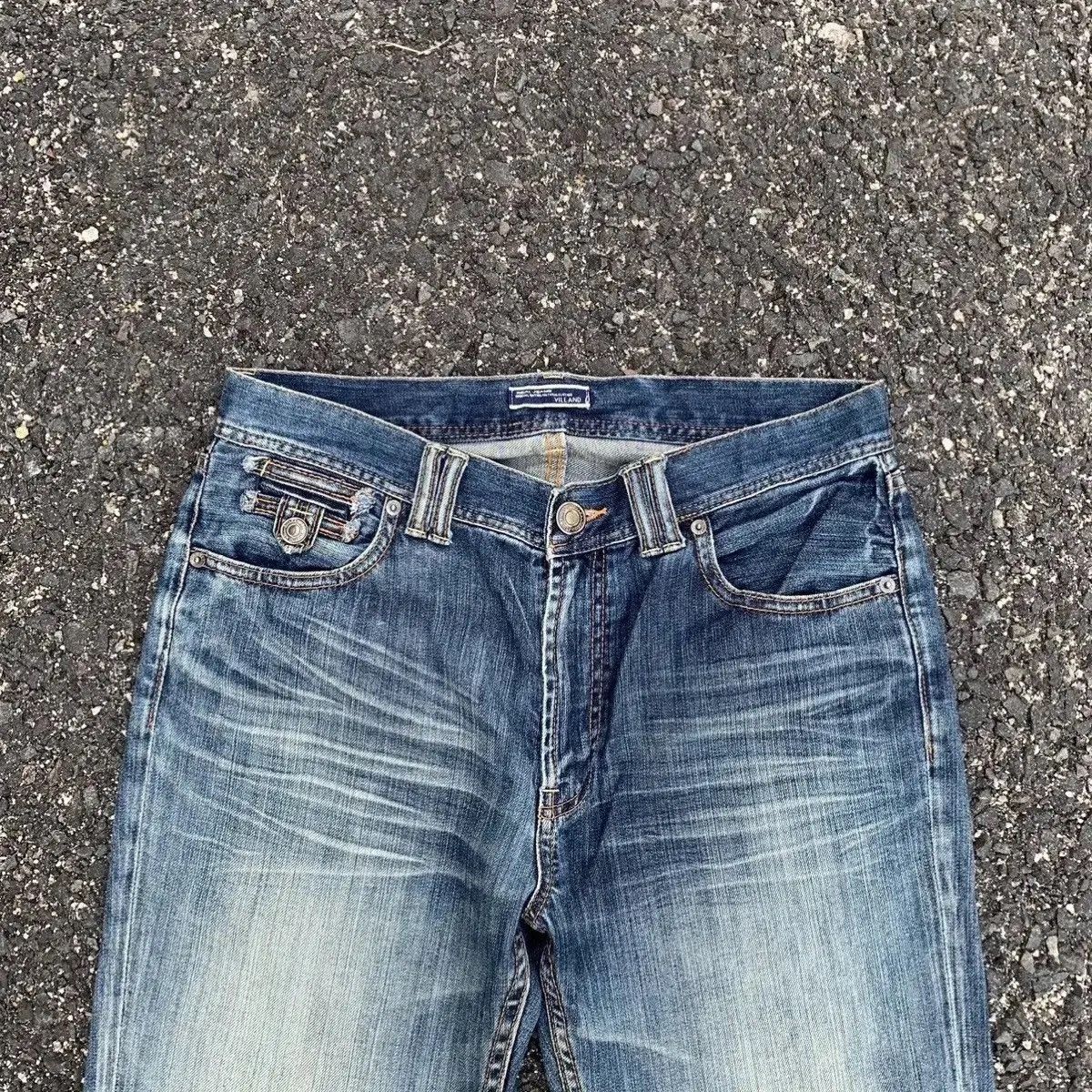 14th Addiction Vintage Villand Jeans W32 L31 Distressed Denim Faded Pants Size US 32 / EU 48 - 3 Thumbnail