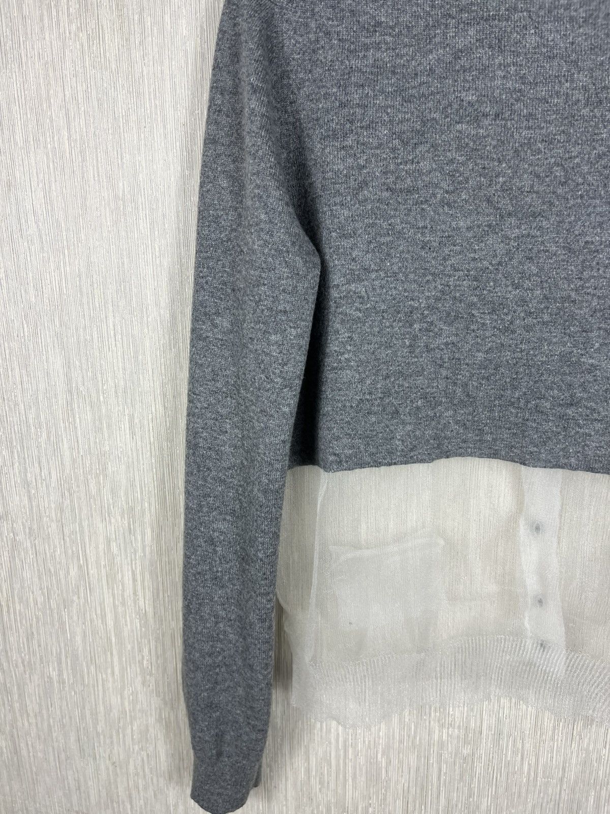 Marc Jacobs Marc Jacobs wool cashmere knit transparent cardigan sweater Size L / US 10 / IT 46 - 17 Thumbnail