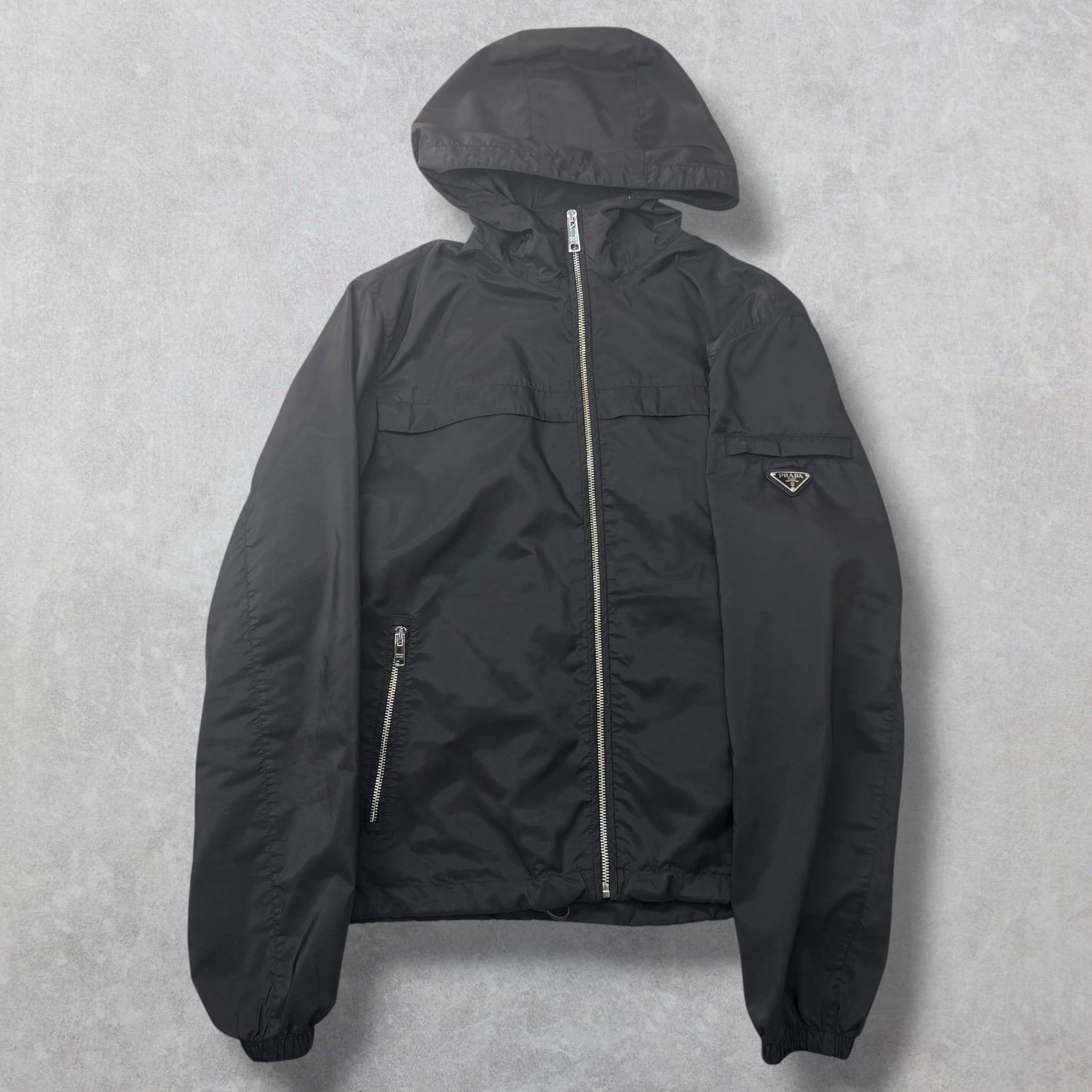 Prada Prada Re-Nylon Hooded Jacket 52 (L) Size US L / EU 52-54 / 3 - 1 Thumbnail