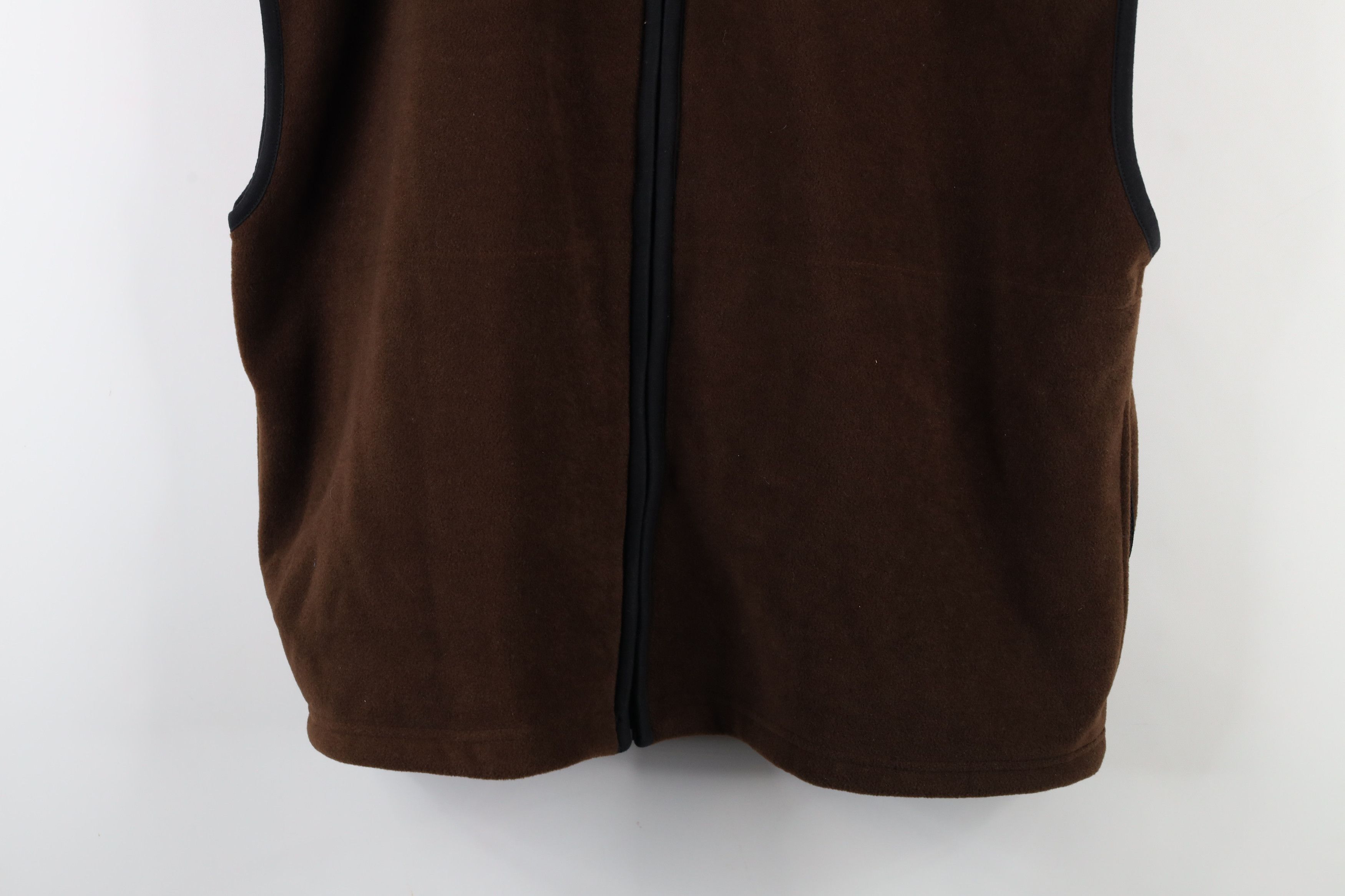 Vintage Vintage Y2K 2000 Browns Football Full Zip Fleece Vest Jacket Size US XL / EU 56 / 4 - 3 Thumbnail