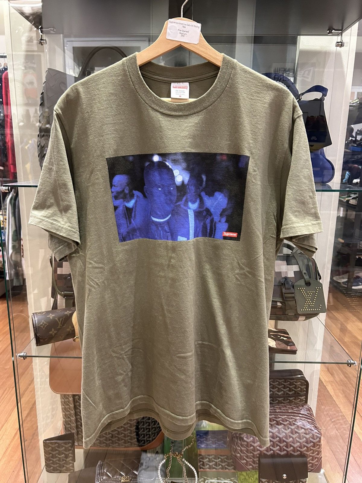Supreme Supreme America Eats Its Kids Tee Size US M / EU 48-50 / 2 - 1 Thumbnail