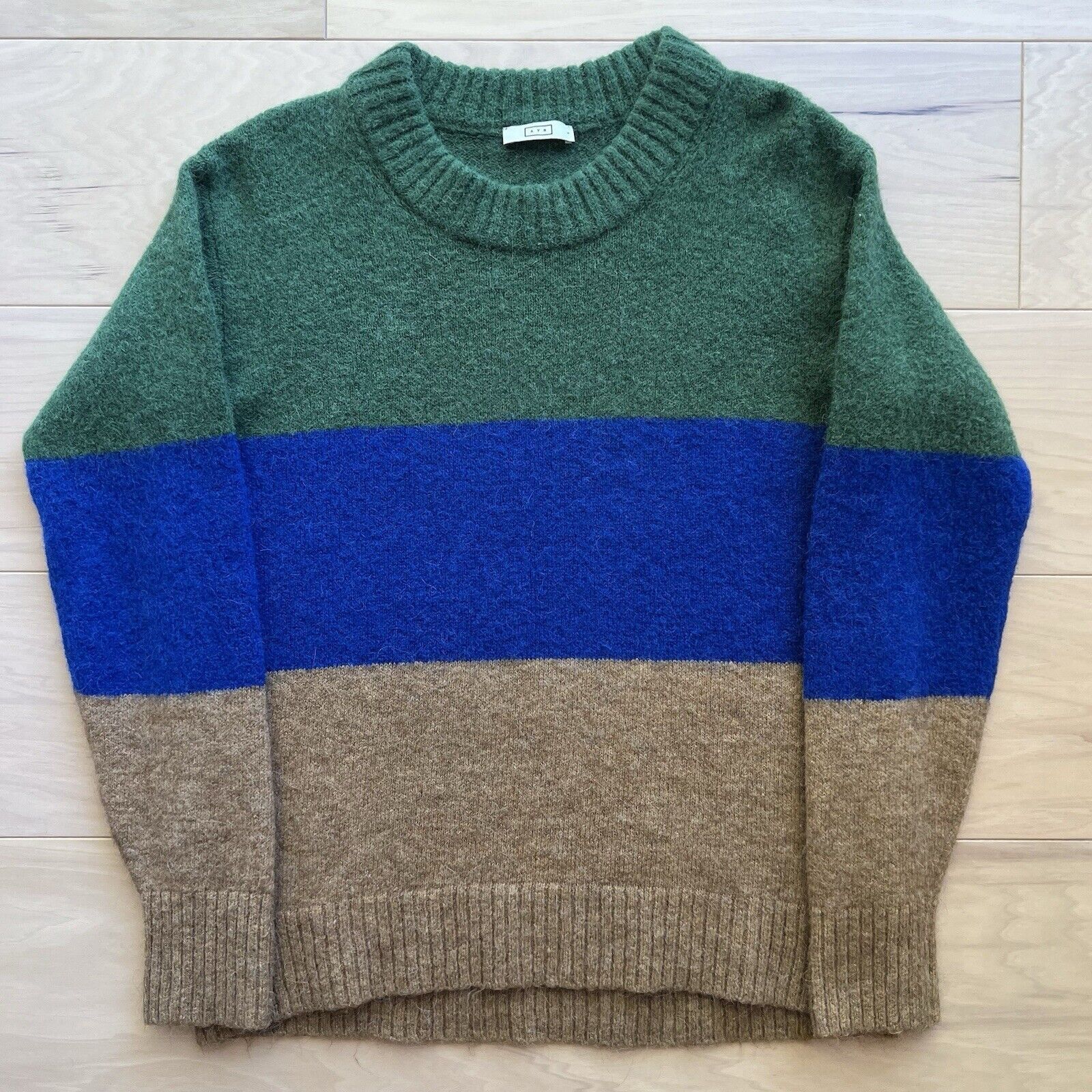 MOTHER AYR Kickback Sweater Women's Small Multicolor Wool Glam Size S / US 4 / IT 40 - 2 Thumbnail