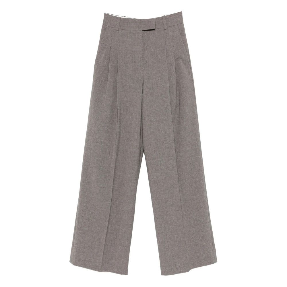 By Malene Birger By Malene Birger GREY Trousers - Flared Trousers Size 32" / US 10 / IT 46 - 1 Thumbnail
