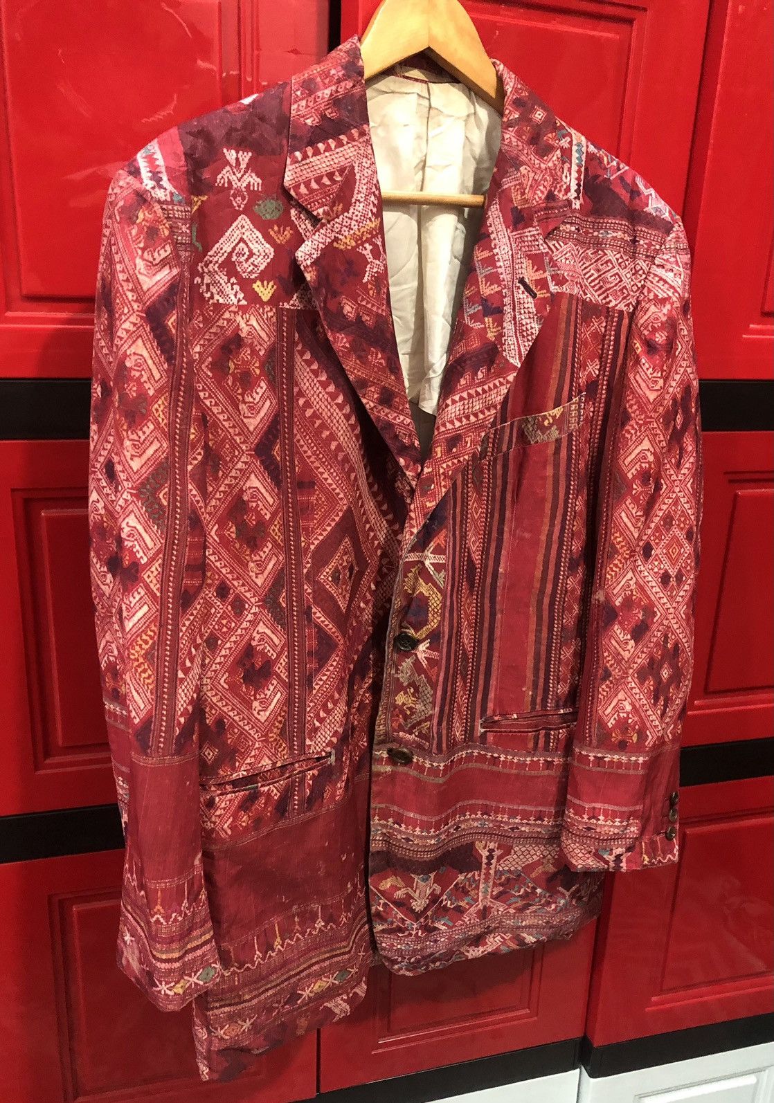 Comme des Garcons Homme Plus Runway*COMME des GARCONS HOMME PLUS Ethnic Printed Jacket. Size US S / EU 44-46 / 1 - 6 Thumbnail