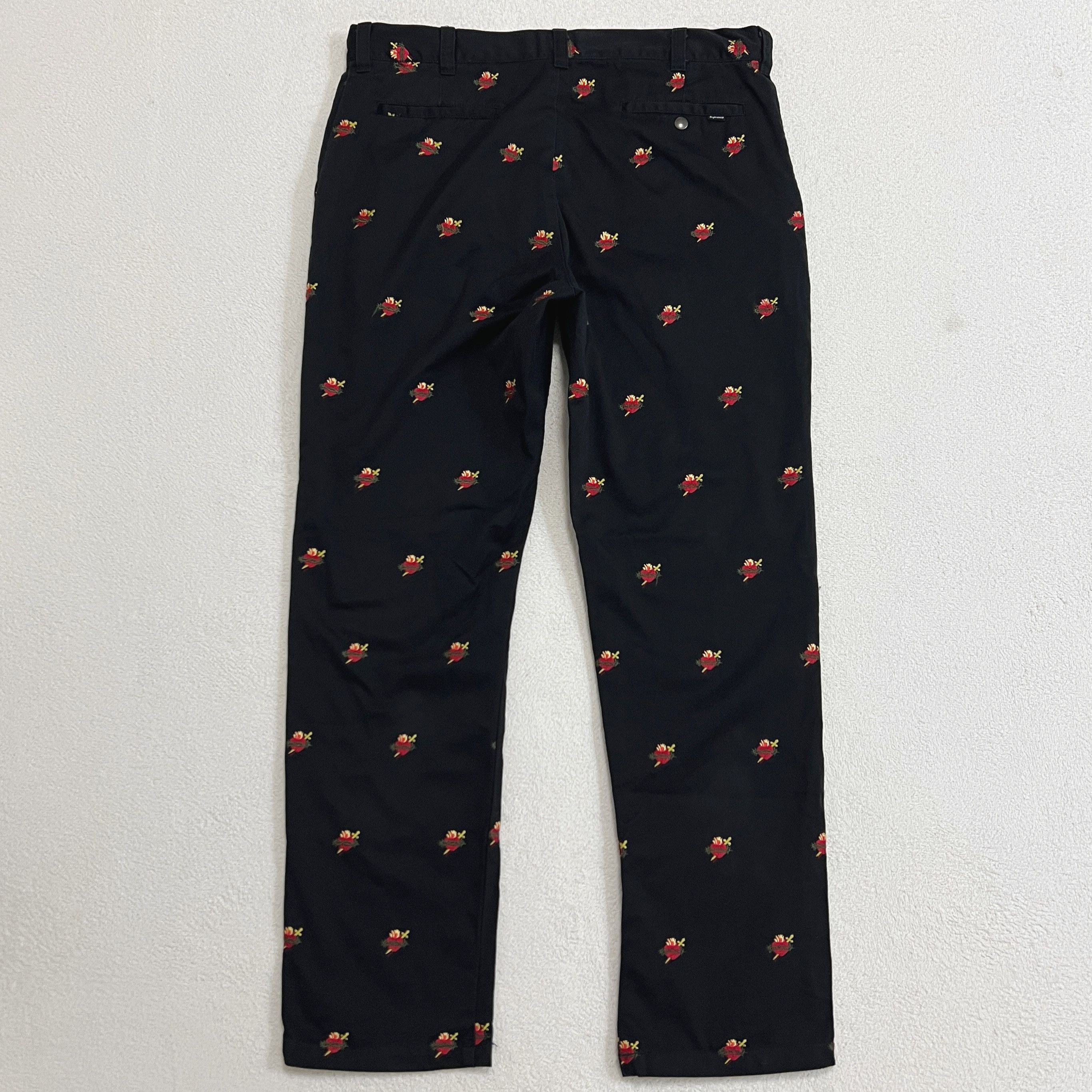 Supreme Supreme FW17 Sacred Heart Work Pants Black Size US 36 / EU 52 - 4 Thumbnail
