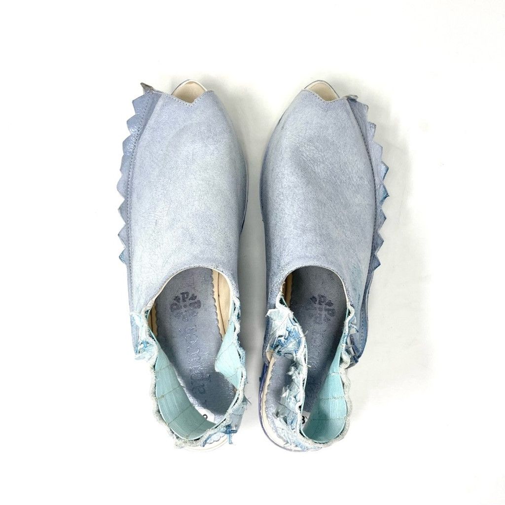 Other NEW Papucei Holdin’ On Ice Blue Leather Sling Back Size 39 Size US 9 / IT 39 - 8 Thumbnail