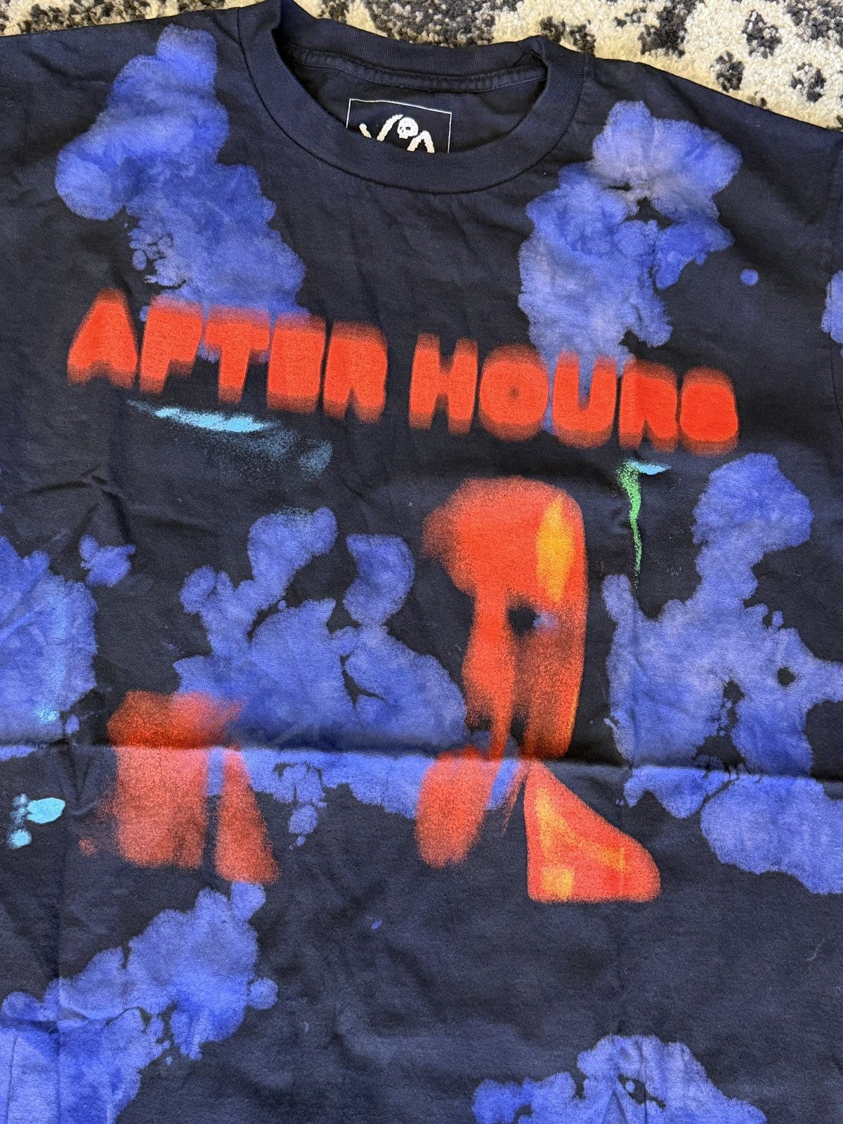 The Weeknd XO The Weeknd After Hours Dice Skull Tee Blue Splatter XL Size US XL / EU 56 / 4 - 3 Thumbnail