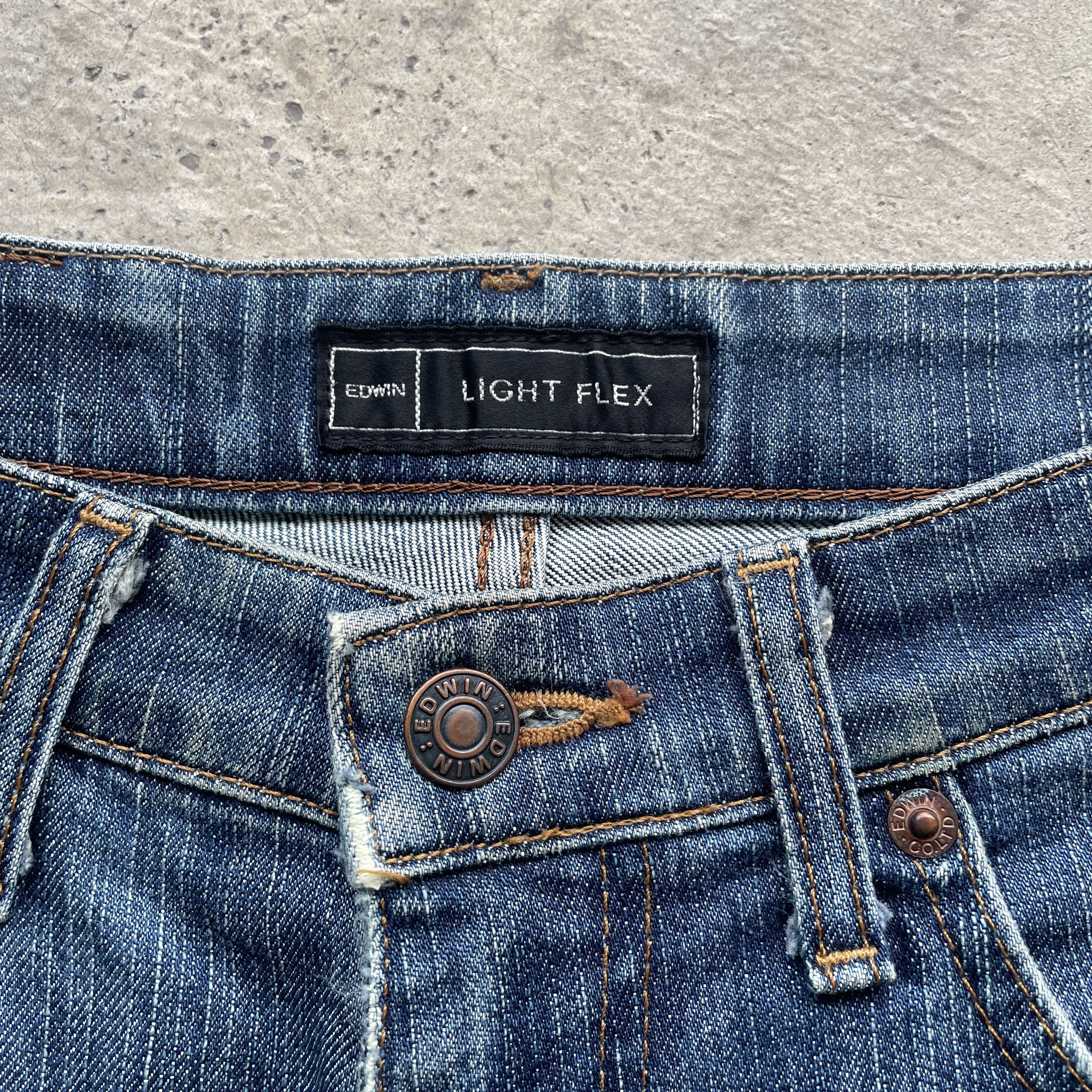 Edwin × Japanese Brand VINTAGE EDWIN 503 JEANS FADED LIGHT FLEX PANTS W29 Size US 29 - 6 Thumbnail