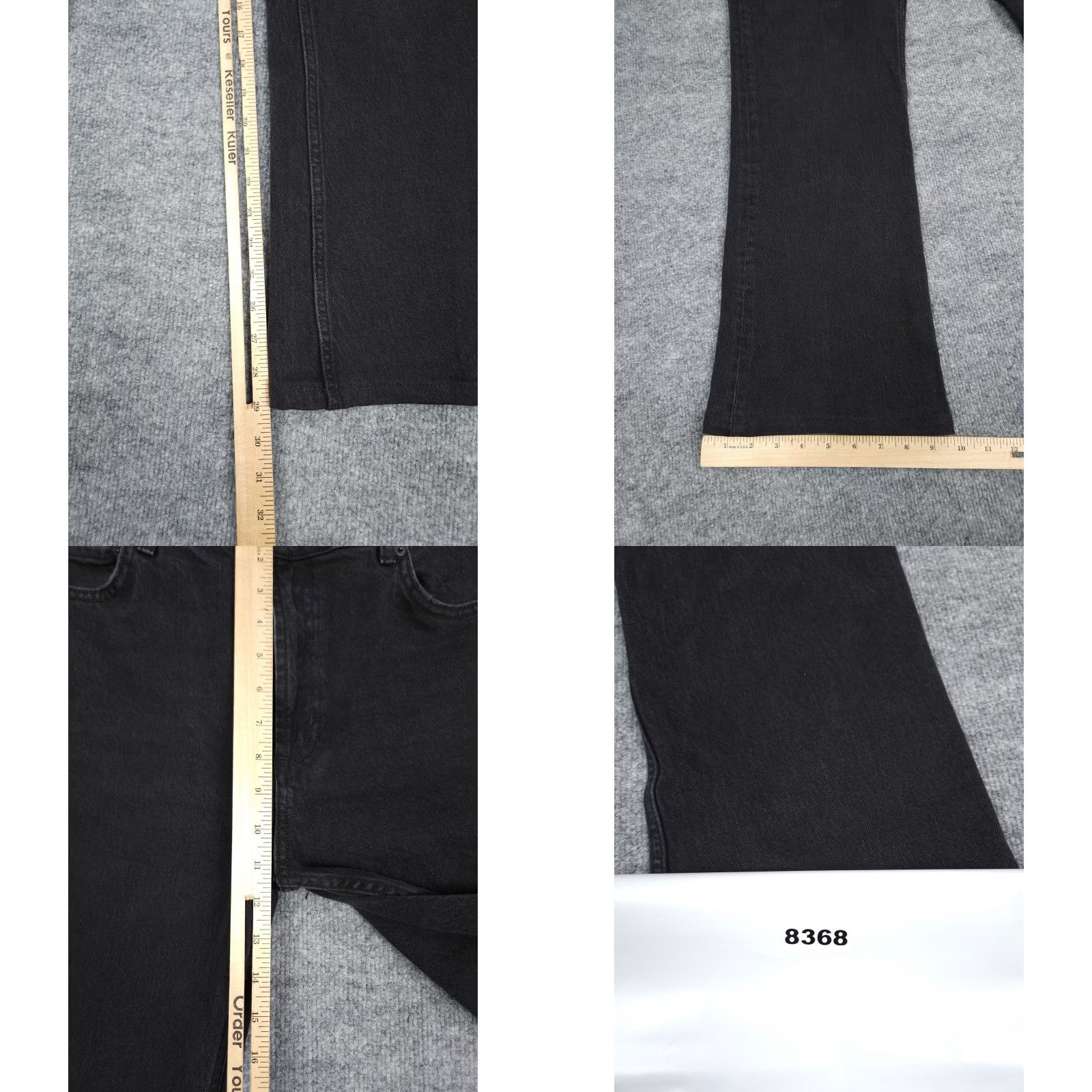 Rails **Rails Black Women's 31 High Rise Slim Flare Jeans FITS 32 x 29** User: **Rails Women's 31 Black High Rise Slim Flare Jeans FITS 32 x 29** Size 24" / US 00 / IT 34 - 8 Thumbnail