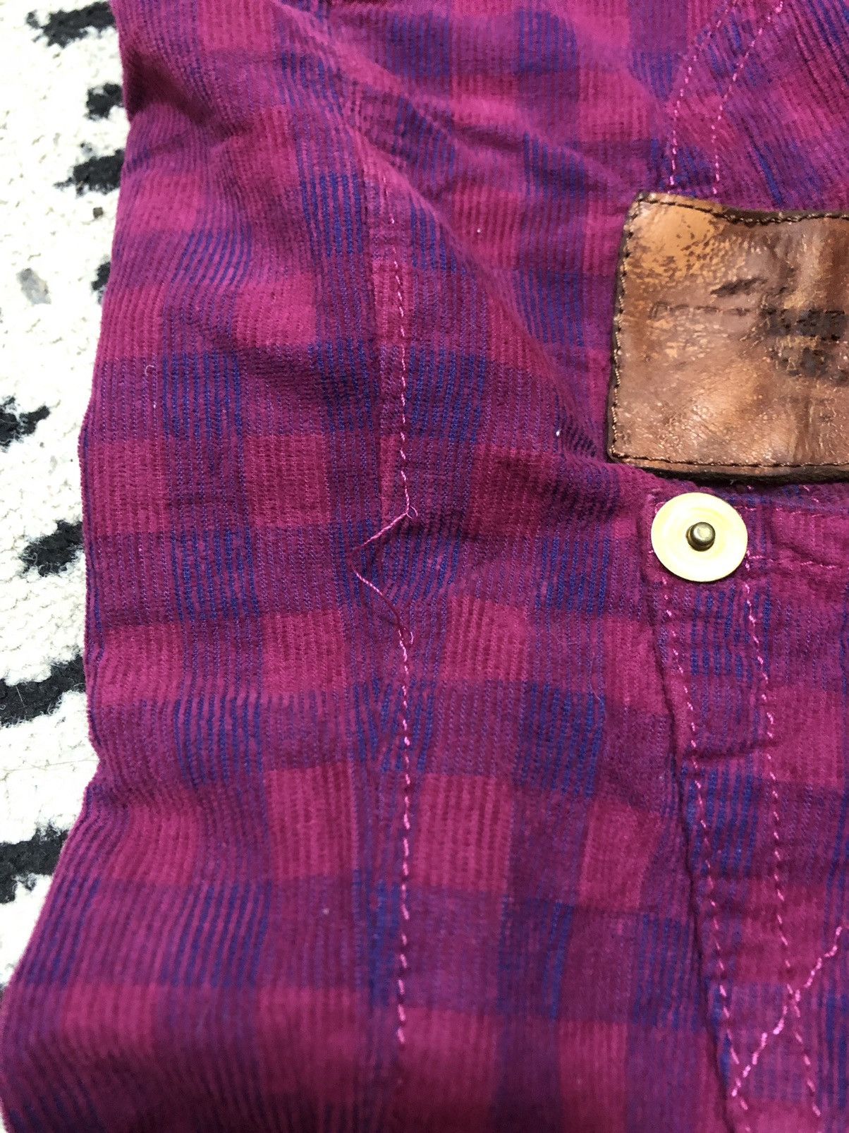 Issey Miyake RARE MERCIBEAUCOUP Japan CHECKERED Corduroy Trousers Pants Size US 32 / EU 48 - 7 Thumbnail