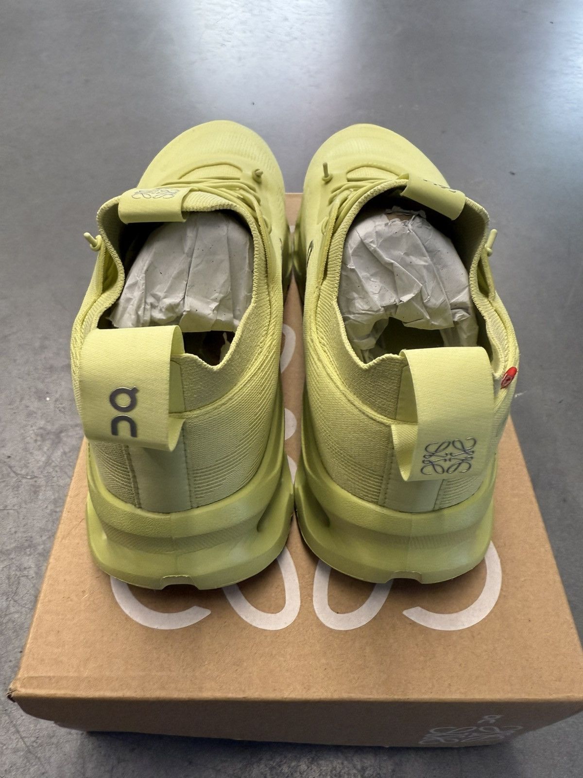 Loewe × On 2023 On Running Cloudtilt LOEWE Lime Green Size US 8 / EU 41 - 5 Thumbnail