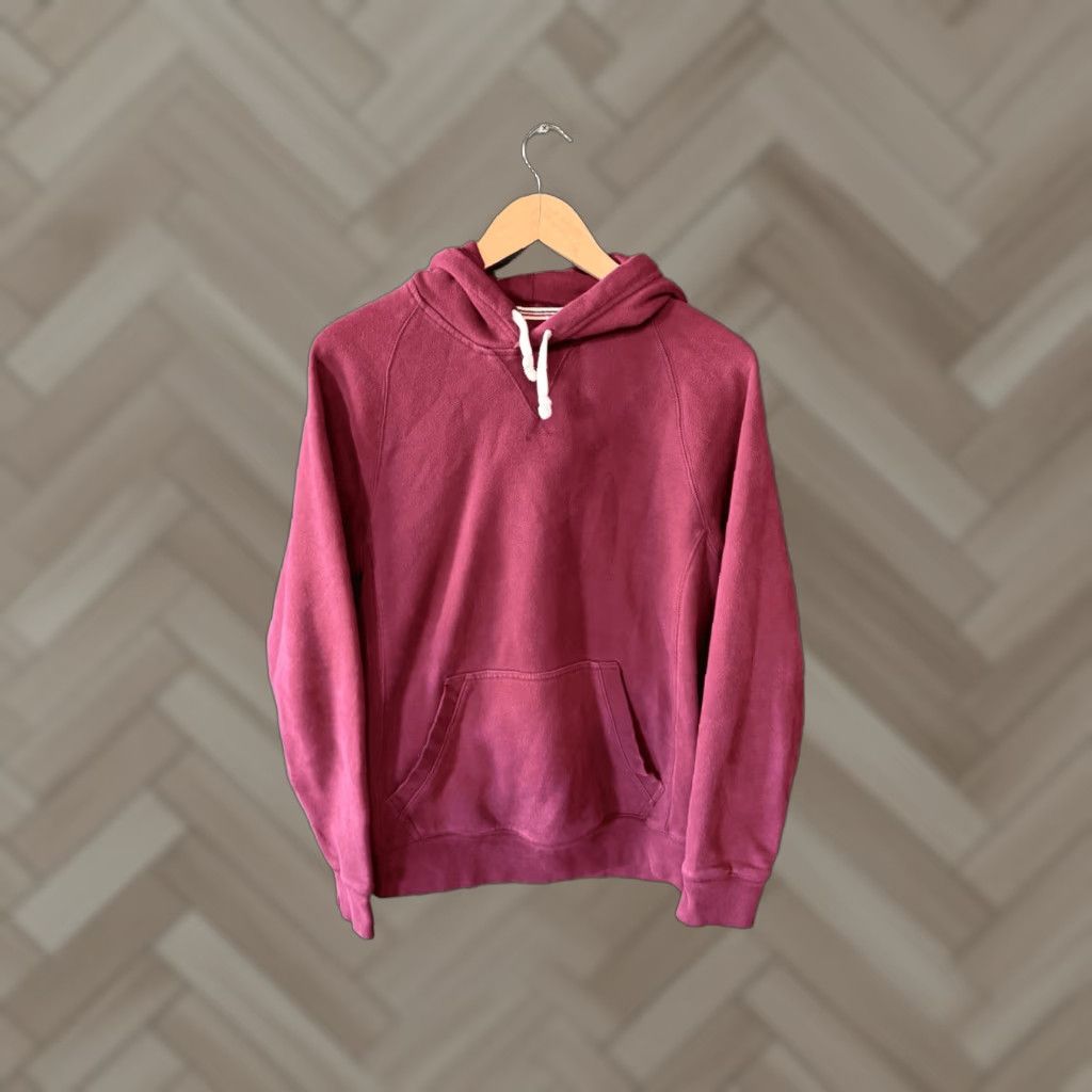 Lands' End Lands' End Mens Red Pullover Hooded Sweatshirt XS Size Sweatshirt Hooded Mens Red Lands' End XS Size US XS / EU 42 / 0 - 1 Thumbnail