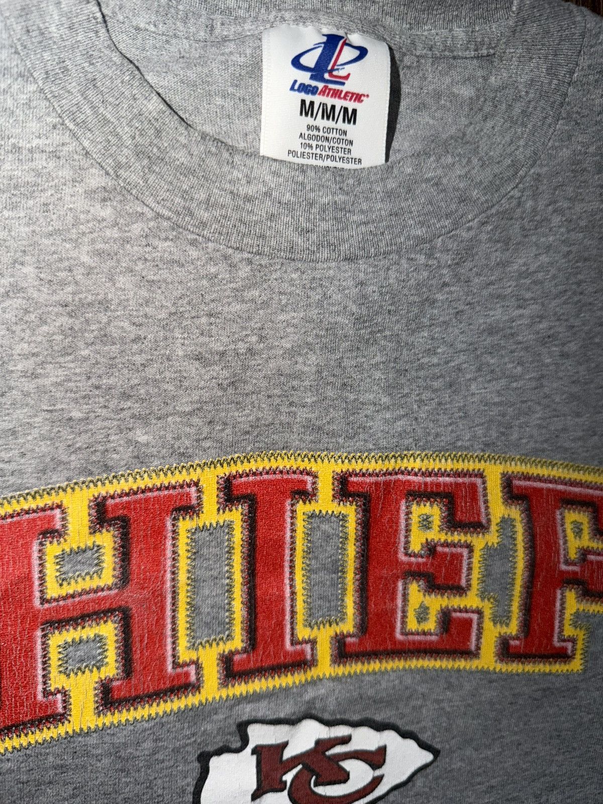 Logo Athletic Vintage Kansas City chiefs logo athletic t-shirt grey Size US M / EU 48-50 / 2 - 4 Thumbnail