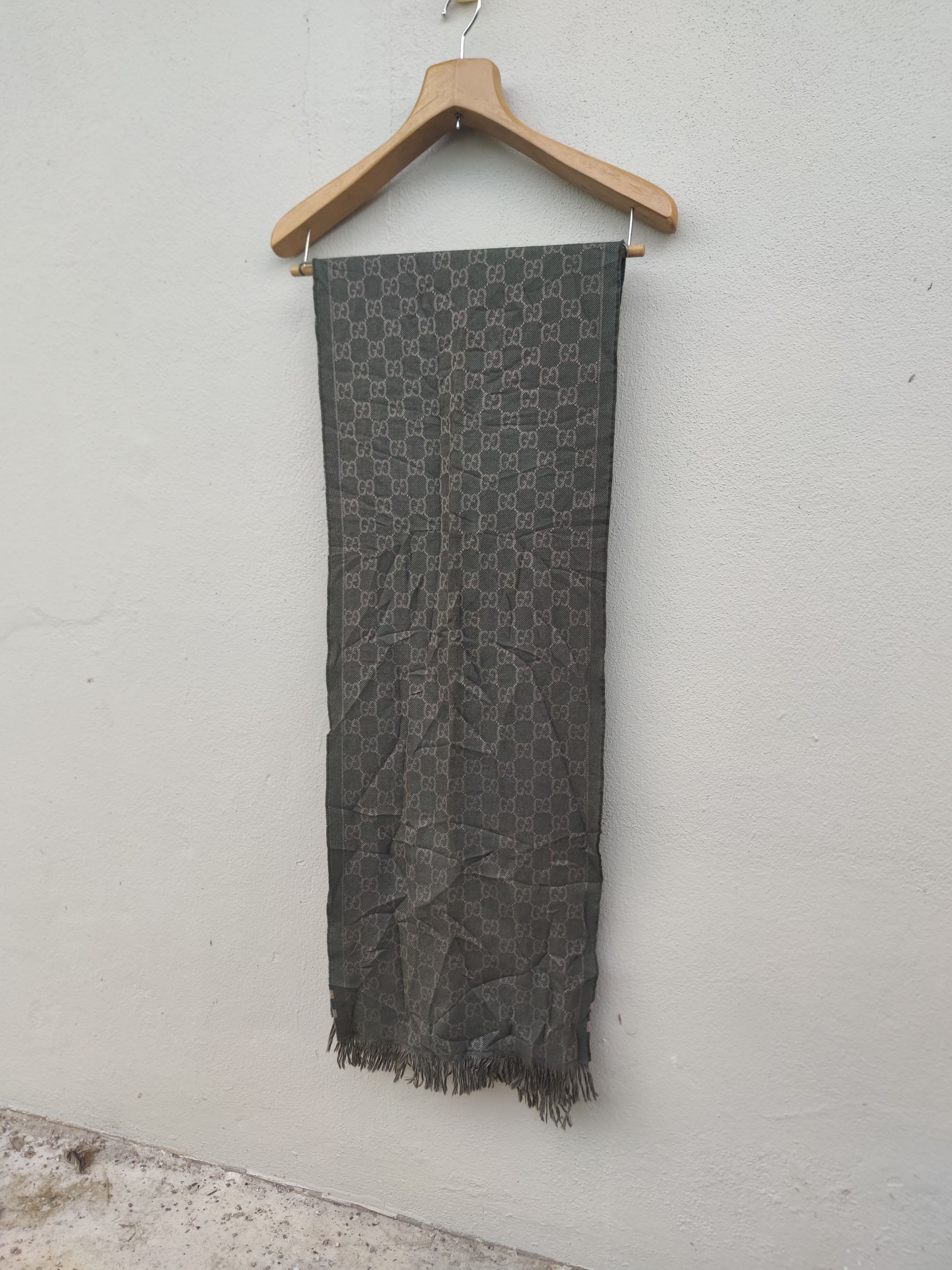 Gucci Gucci GG Monogram Wool Muffler Size ONE SIZE - 3 Thumbnail
