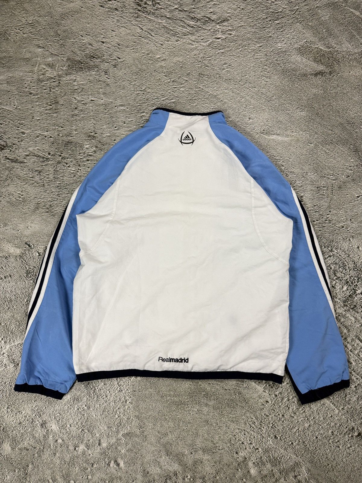 Adidas Real Madrid Adidas tracksuit White Blue 05/06 Vintage Size US M / EU 48-50 / 2 - 7 Thumbnail