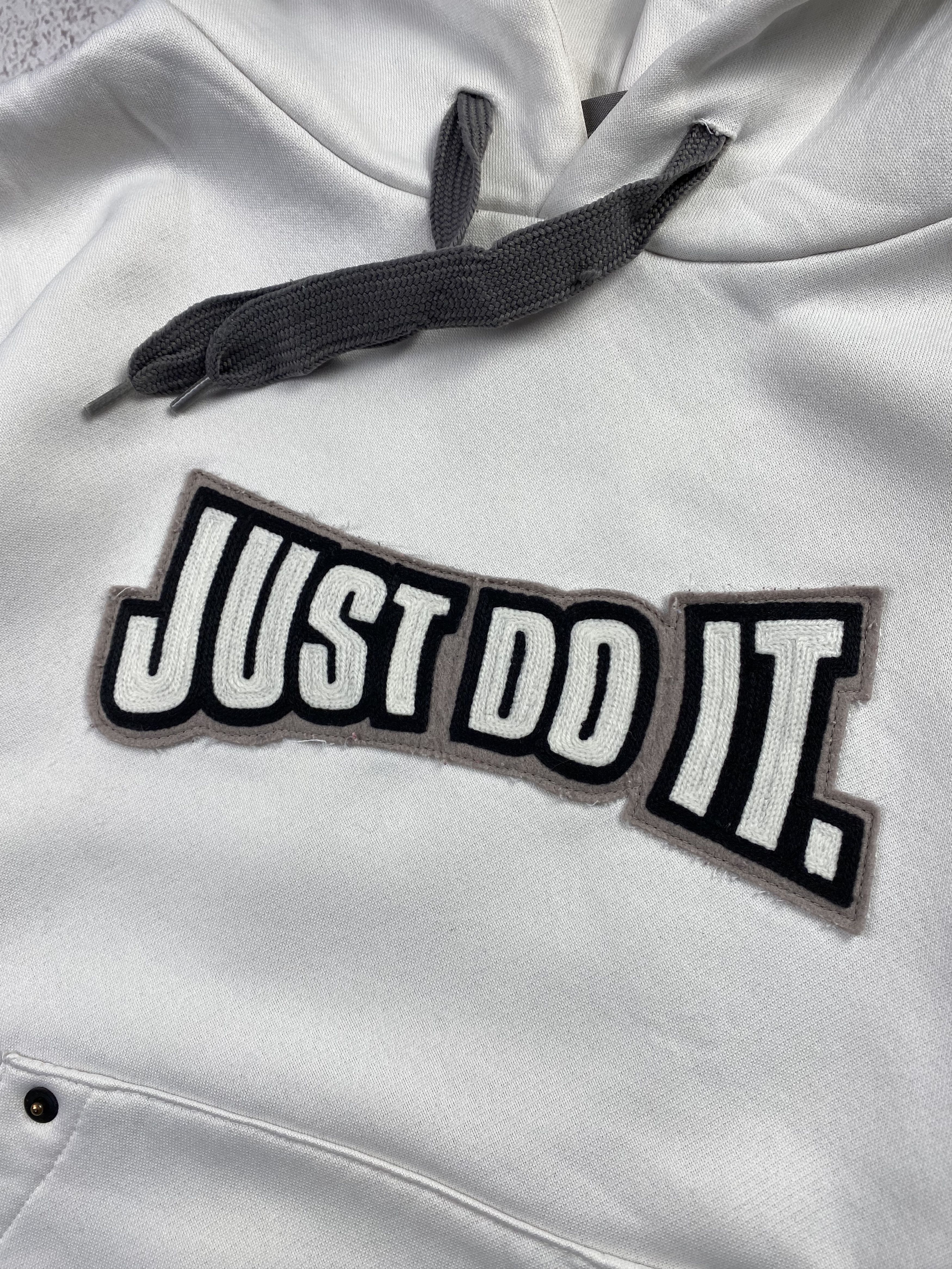 Nike × Vintage Nike Y2k Spellout Big Logo Hoodie Size L / US 10 / IT 46 - 4 Thumbnail