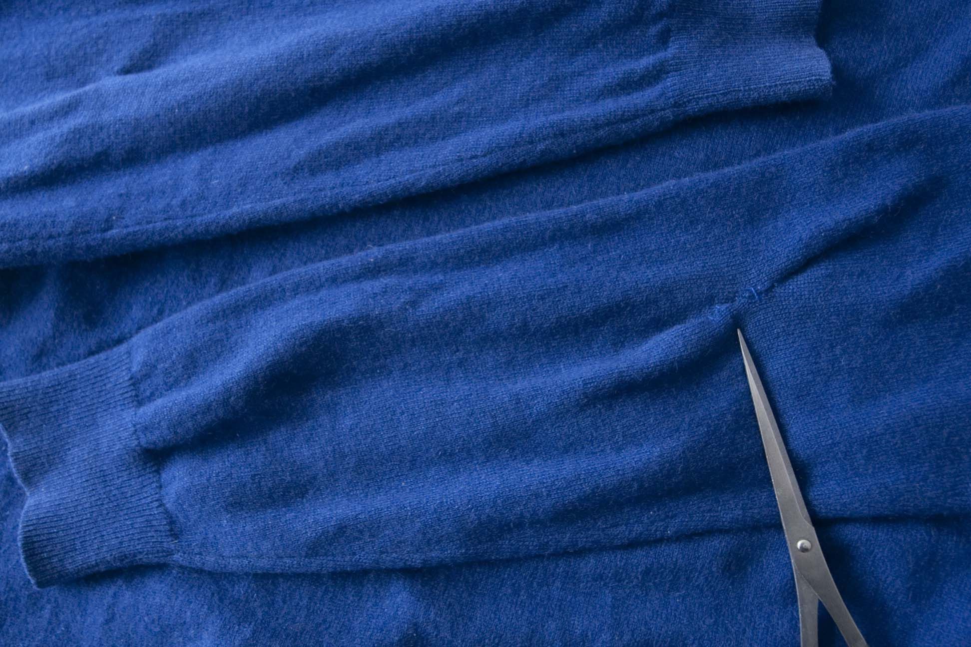 Galeries Lafayette Galeries Lafayette Sweater 100% Cashmere Size XL Blue Size US XL / EU 56 / 4 - 4 Thumbnail