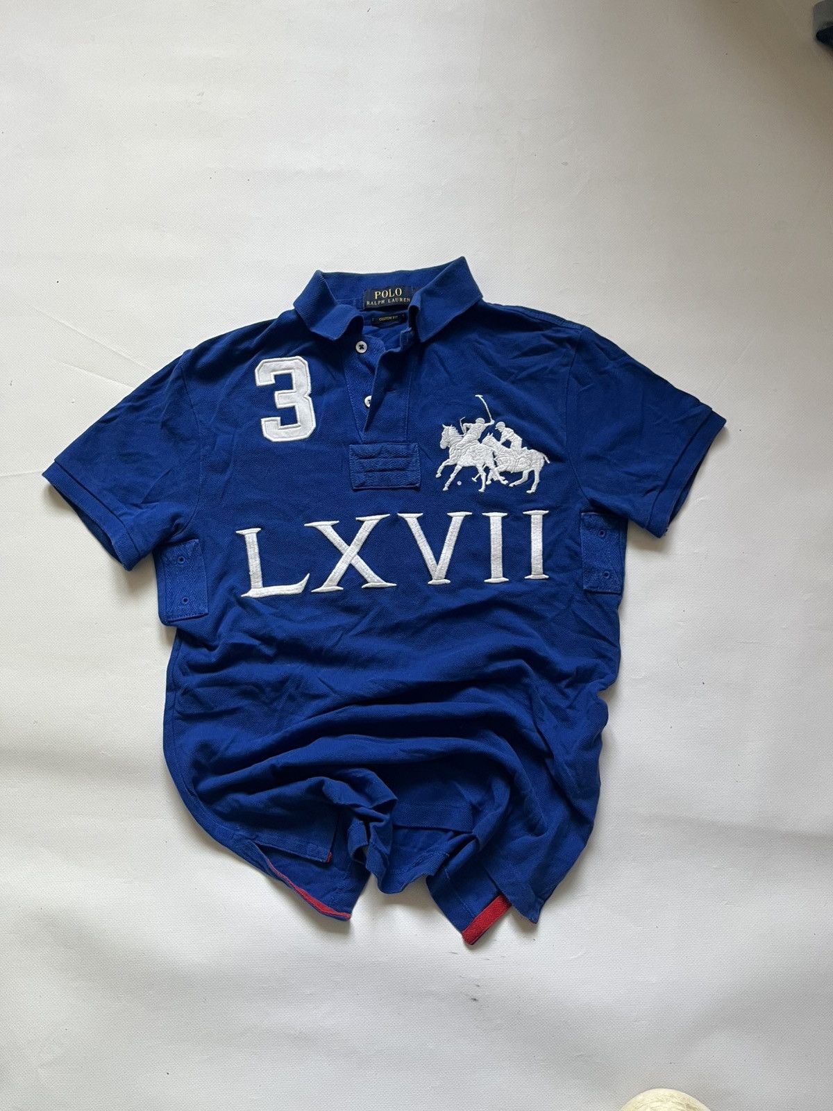 Polo Ralph Lauren Polo Ralph Lauren Big Pony Polo Shirt Navy Size US XS / EU 42 / 0 - 1 Thumbnail