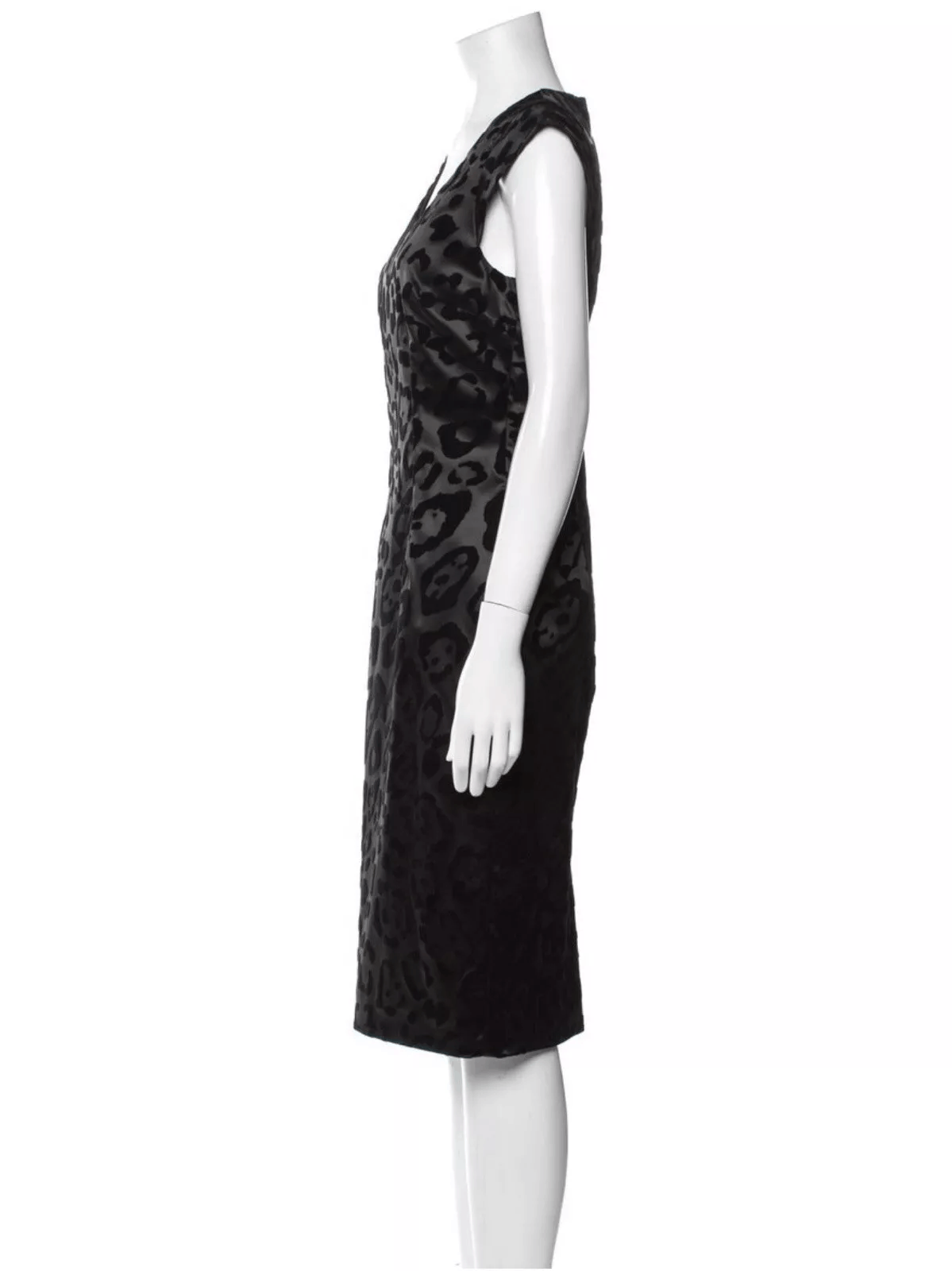 Dolce & Gabbana Dolce & Gabbana Animal Print Midi Length Dress Size: M US8 Size M / US 6-8 / IT 42-44 - 3 Thumbnail
