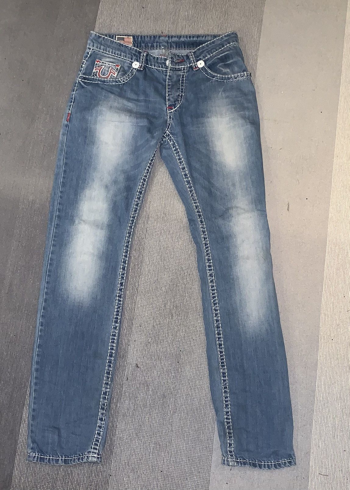 True Religion × Vintage True Religion Jeans Size US 34 / EU 50 - 1 Thumbnail