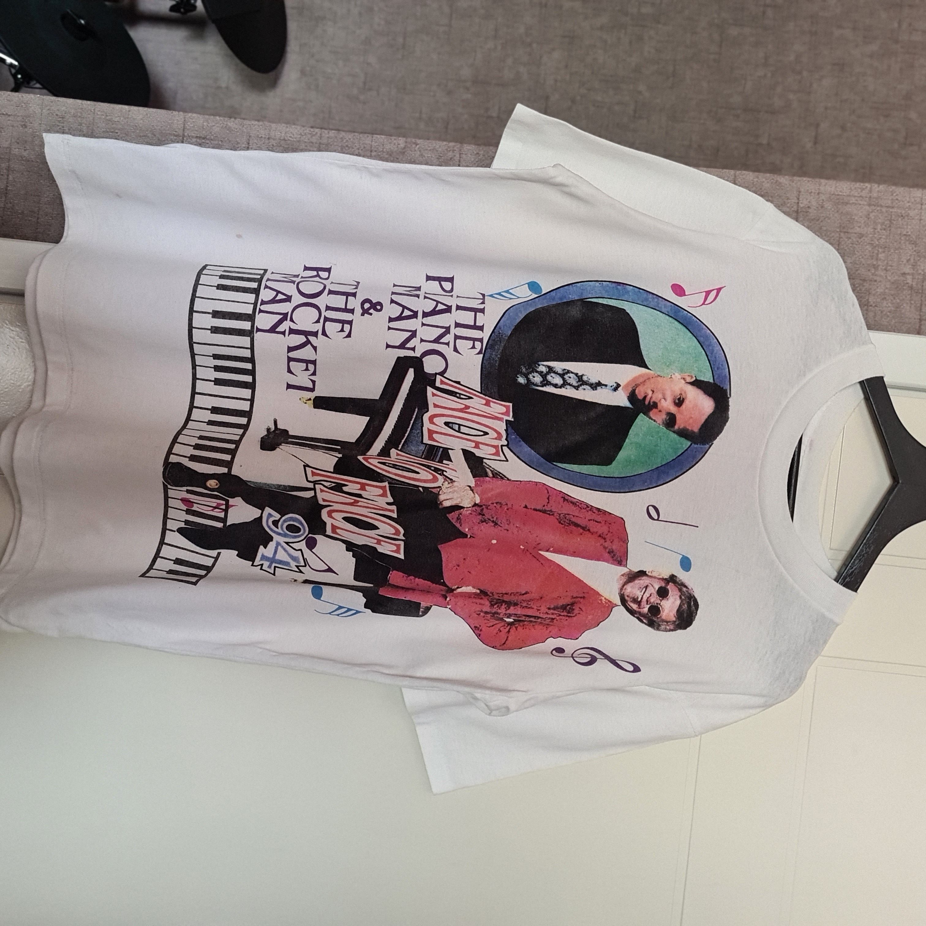 Band Tees Elton John Billy Joel Pianoman Tour 1994 Size US XL / EU 56 / 4 - 6 Thumbnail