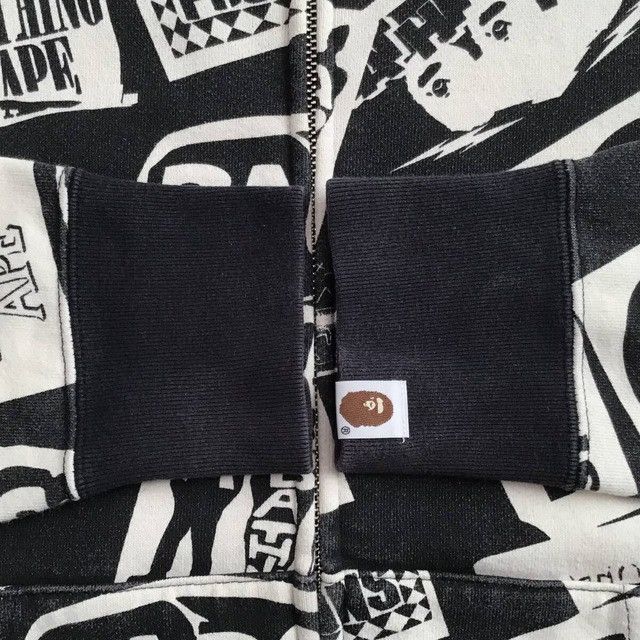 Bape × Nigo BAPE Mix logo full zip hoodie a bathing ape NIGO Size US S / EU 44-46 / 1 - 4 Thumbnail