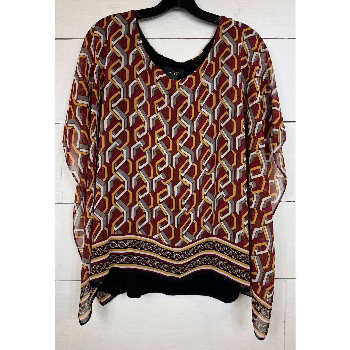 Alyx ALYX Brown Blouse Women's Size 1X Size XL / US 12-14 / IT 48-50 - 1 Thumbnail