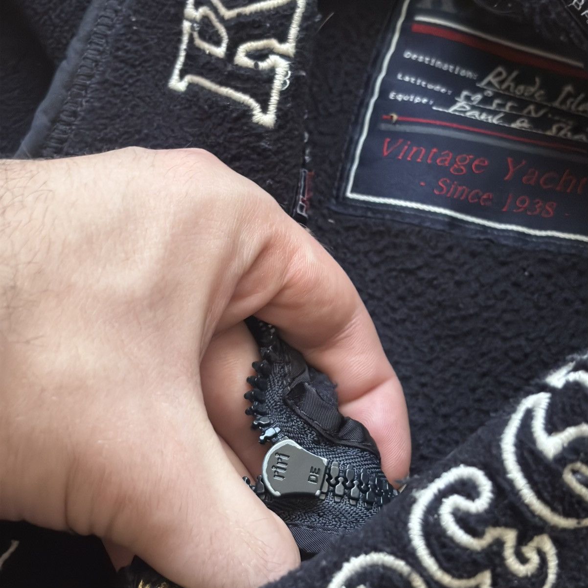 Le Grande Bleu (L.G.B.) × Paul & Shark Rare Vintage Paul & Shark Kipawa Fleece Jacket RiRi Size US L / EU 52-54 / 3 - 6 Thumbnail
