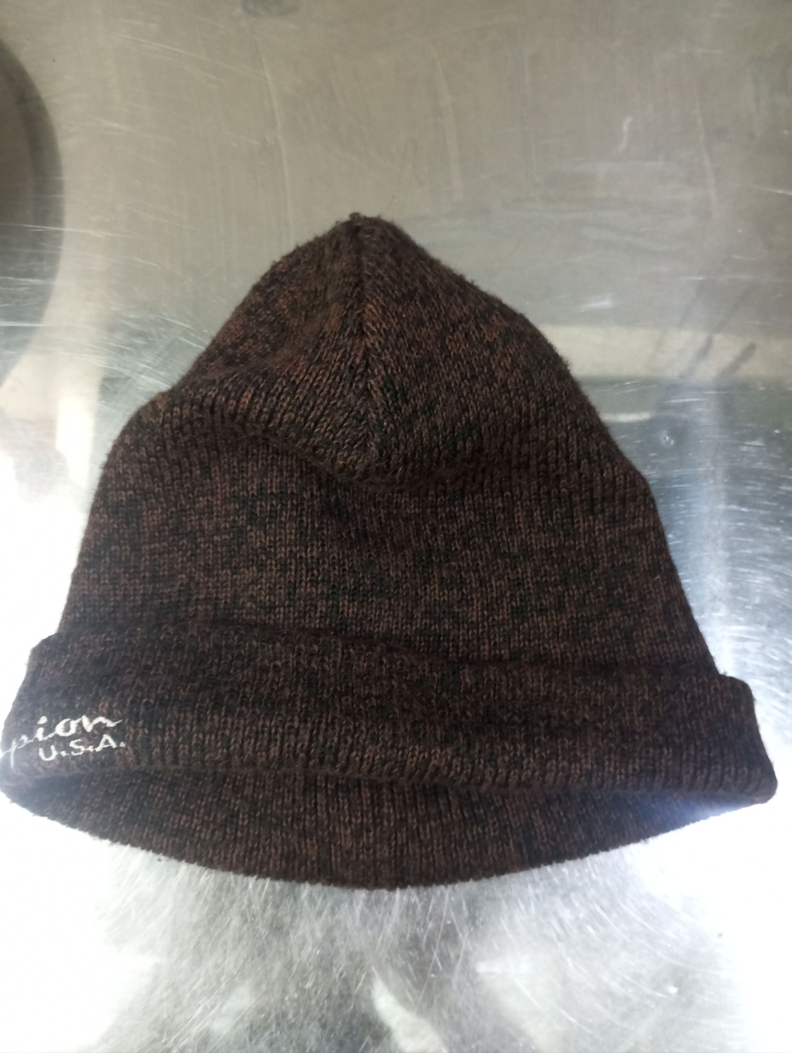 Champion Rare Brown 'Champion' Beanie Size ONE SIZE - 2 Thumbnail