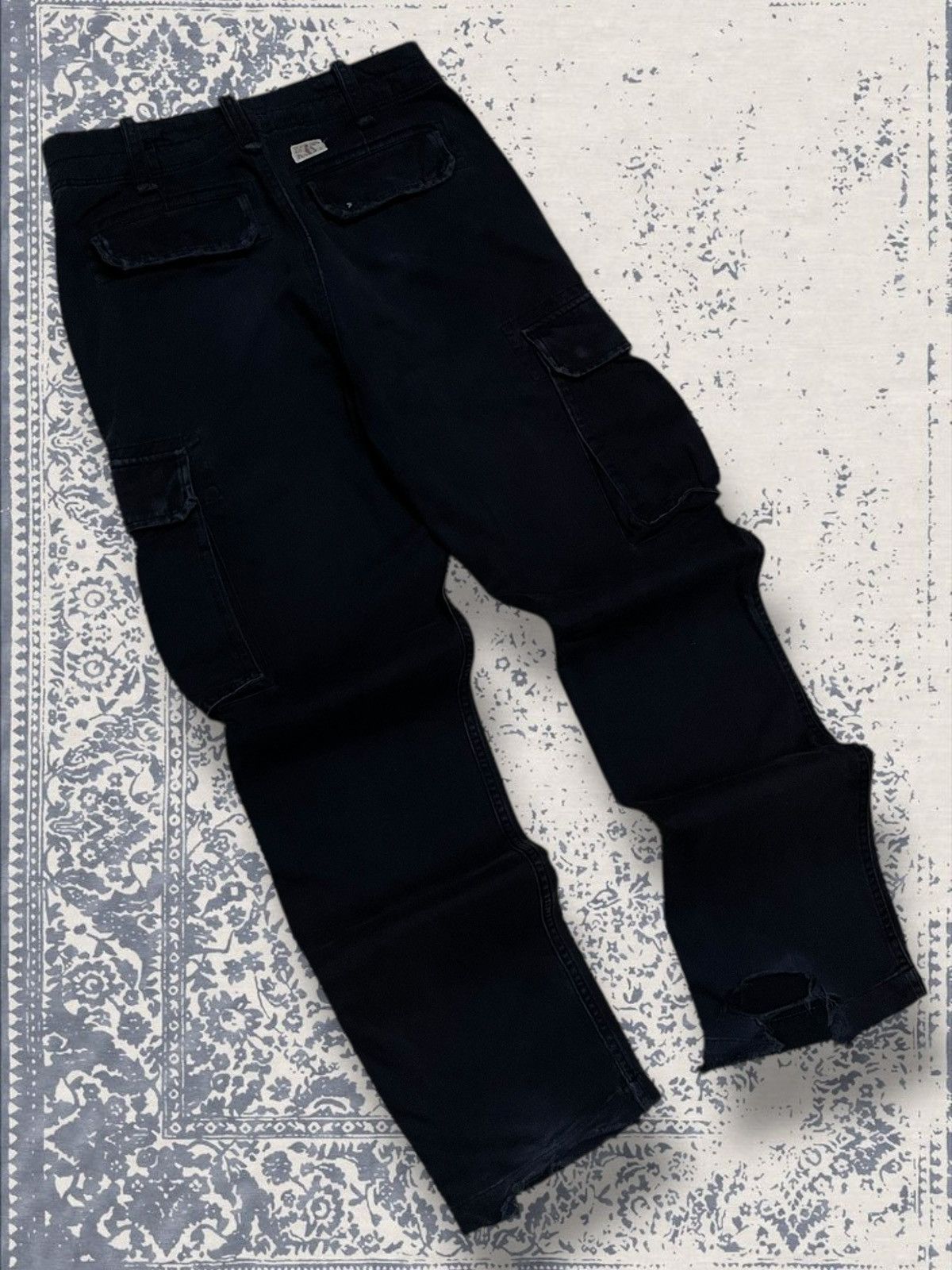 Designer × Polo Ralph Lauren × Vintage Vintage Designer Polo Raplh Laurent Distressed Cargo Pant Size US 29 - 10 Thumbnail
