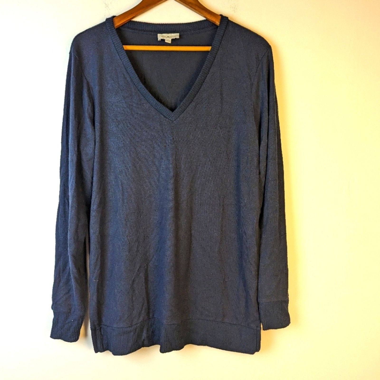 Lucky Brand Lucky Brand Blue V Neck Sweater Size M / US 6-8 / IT 42-44 - 1 Thumbnail