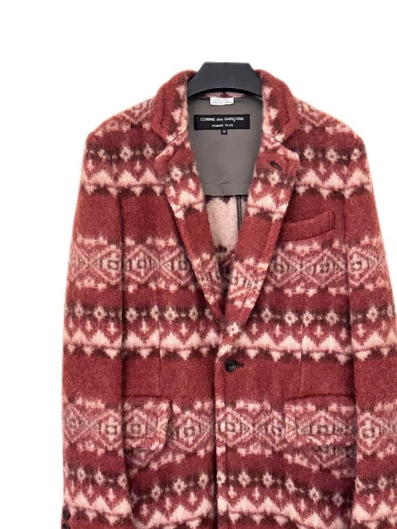 Comme des Garcons COMME des GARCONS 2013AW Runway Alpaca & Raffia Coat XS Size US XS / EU 42 / 0 - 3 Thumbnail