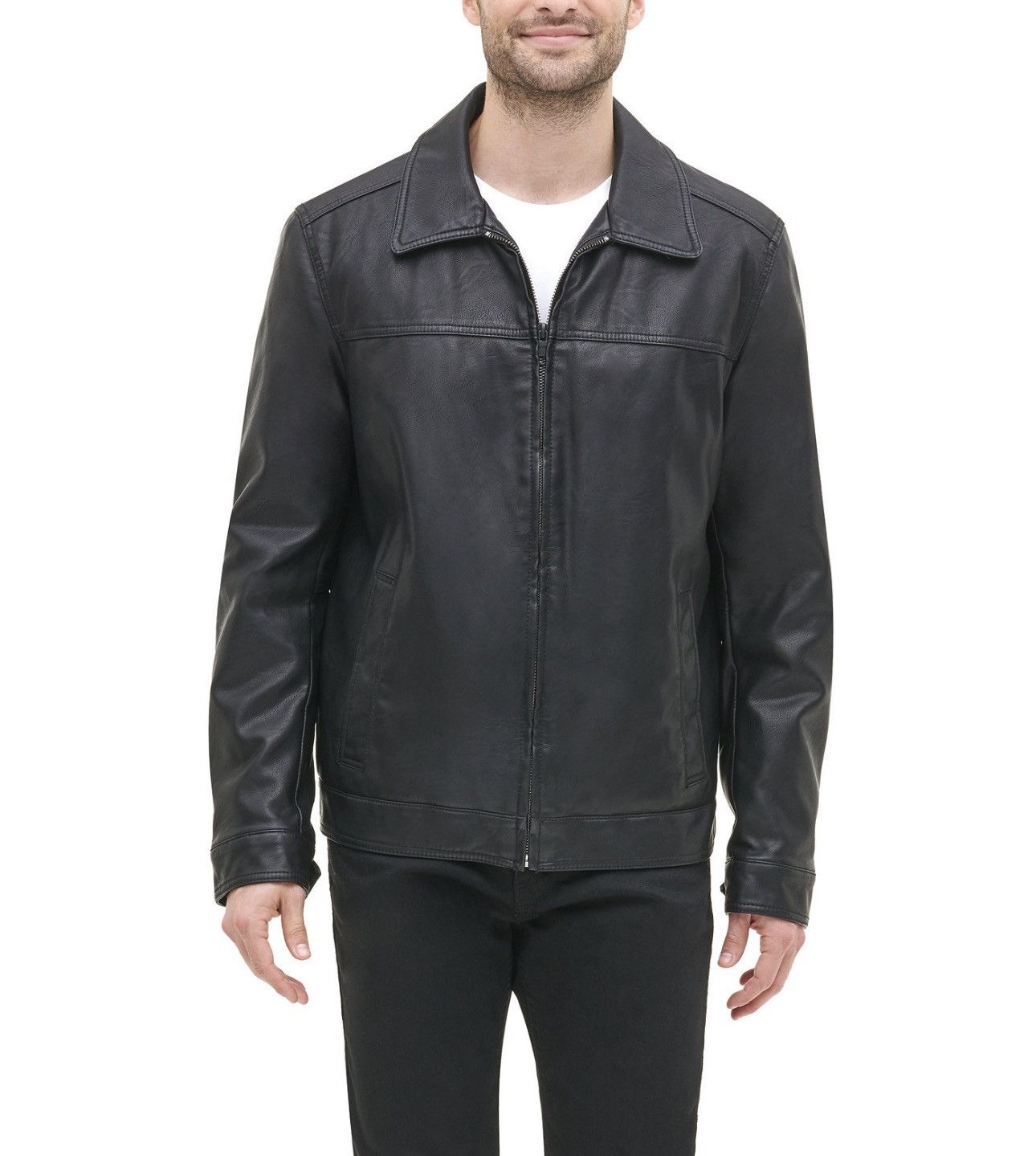 Tommy Hilfiger Tommy Hilfiger Men's Cowhide Leather Jacket Size US XL / EU 56 / 4 - 1 Thumbnail